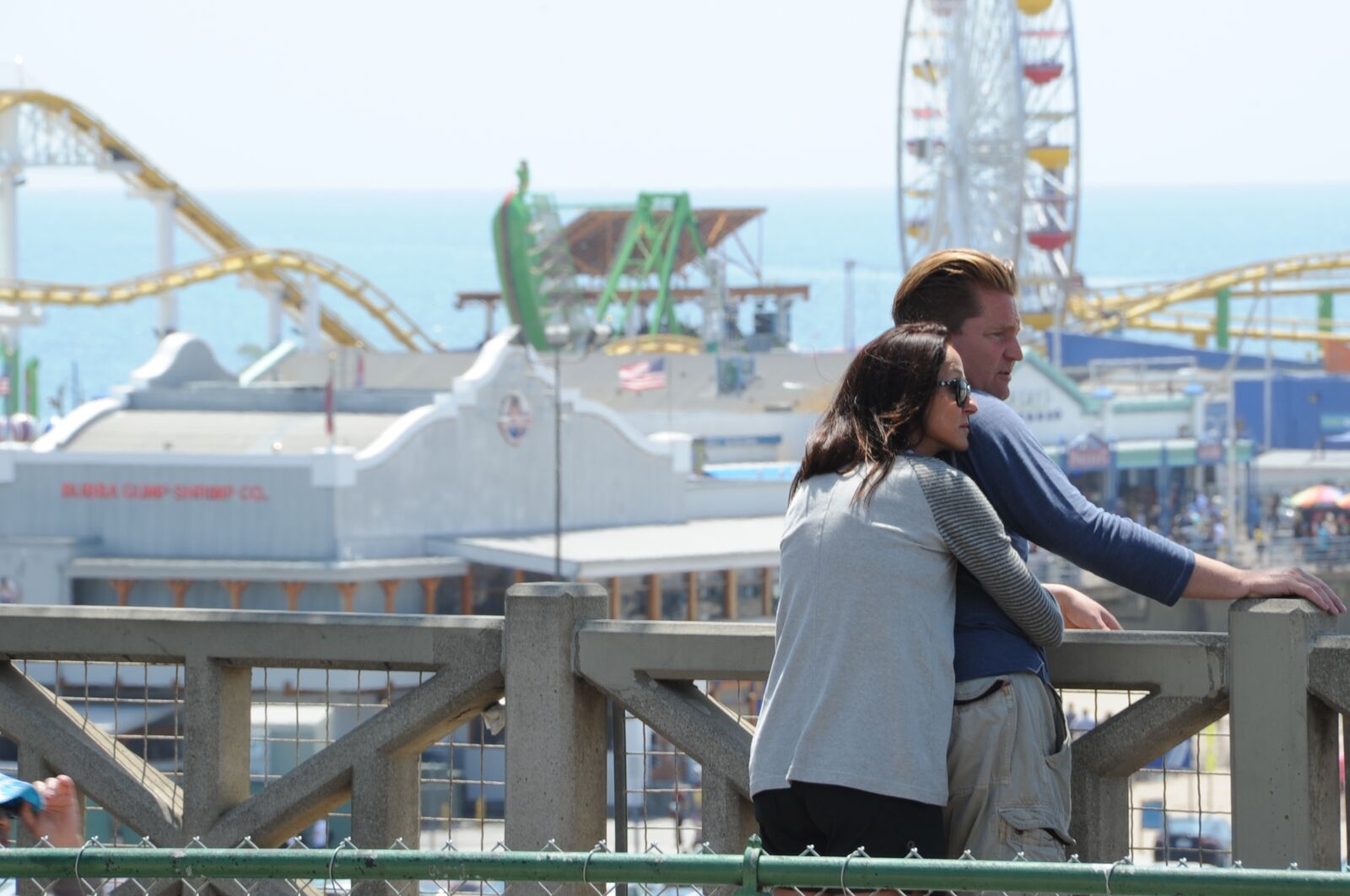 Nikon D700 sample photo. Santa monica, couple, love photography