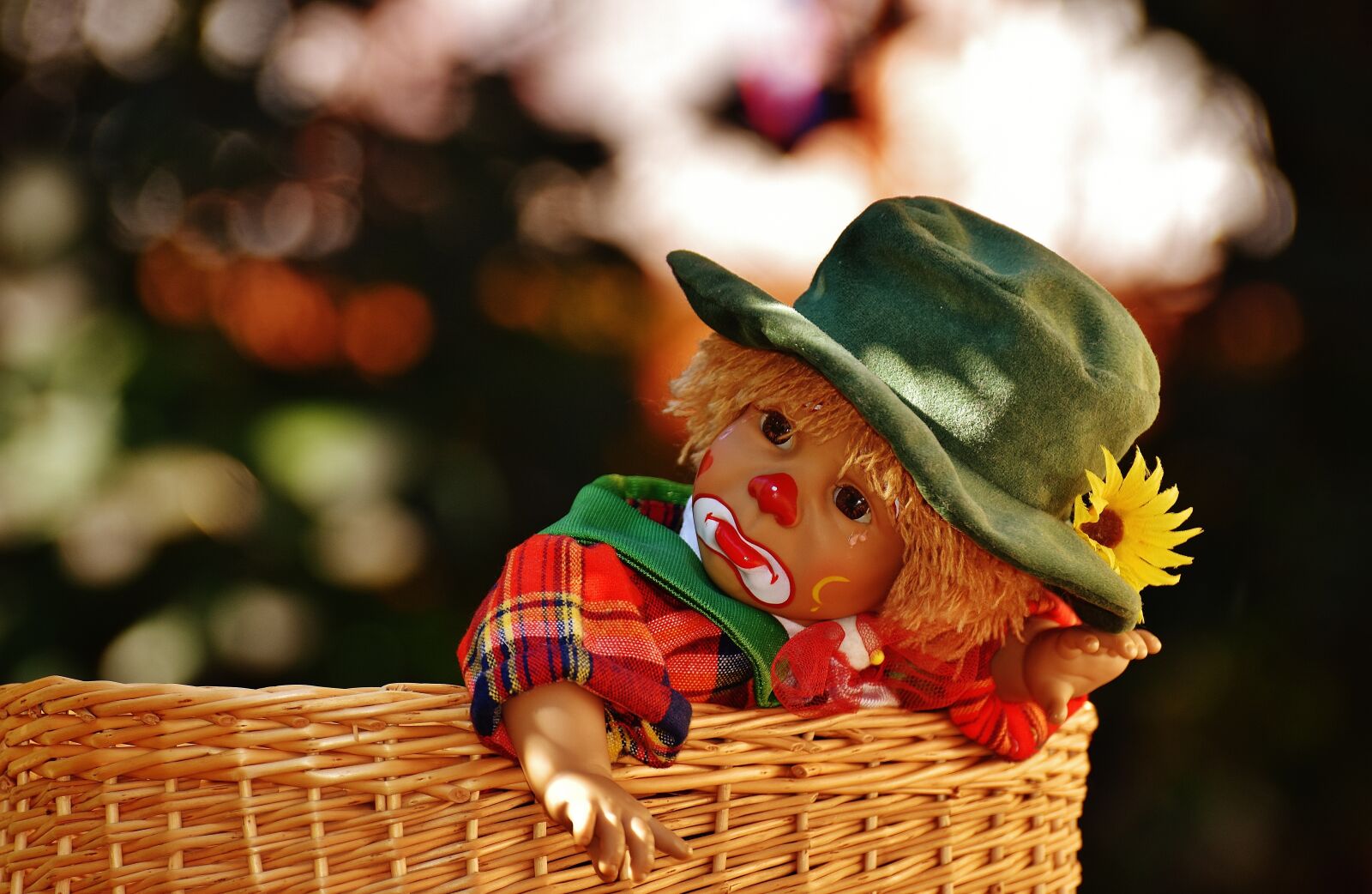 Nikon D7200 sample photo. Doll, clown, sad photography