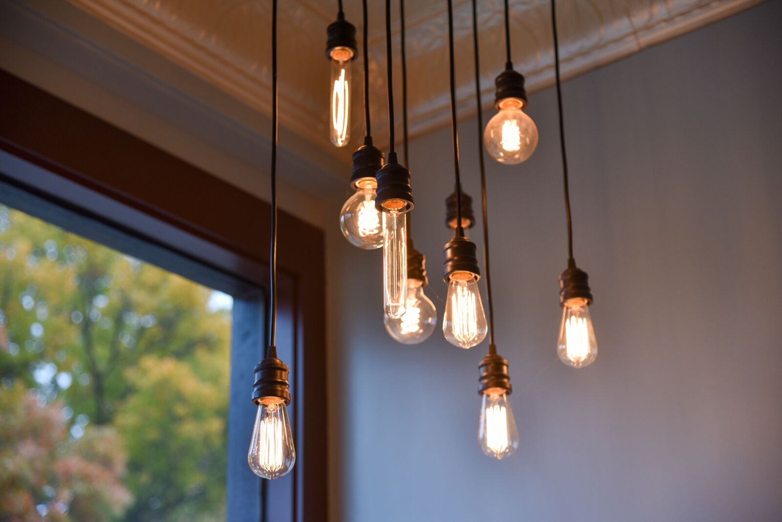Nikon D750 sample photo. Lights, light bulbs, vintage photography
