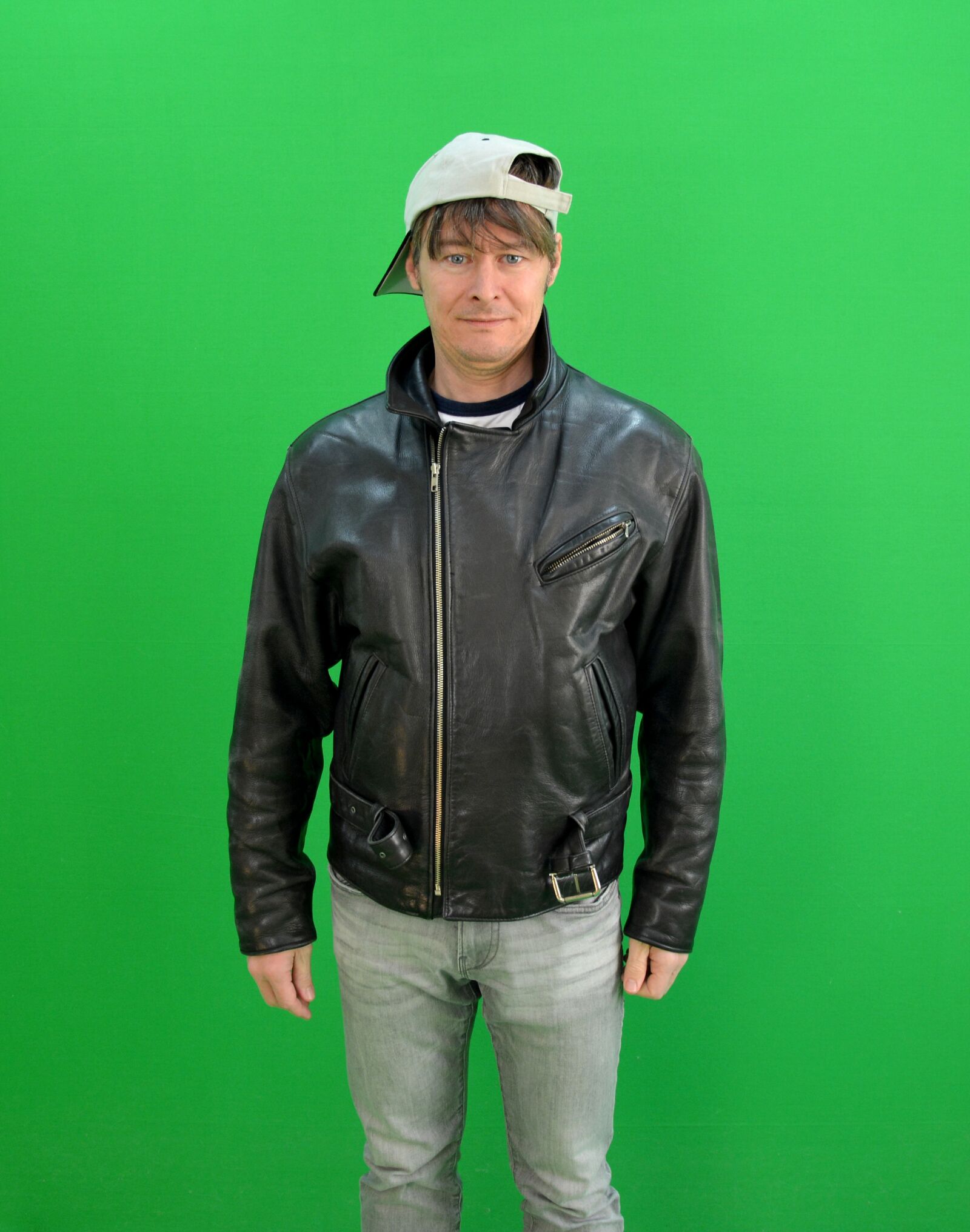 Nikon D5200 sample photo. Man, greenbox, chroma key photography