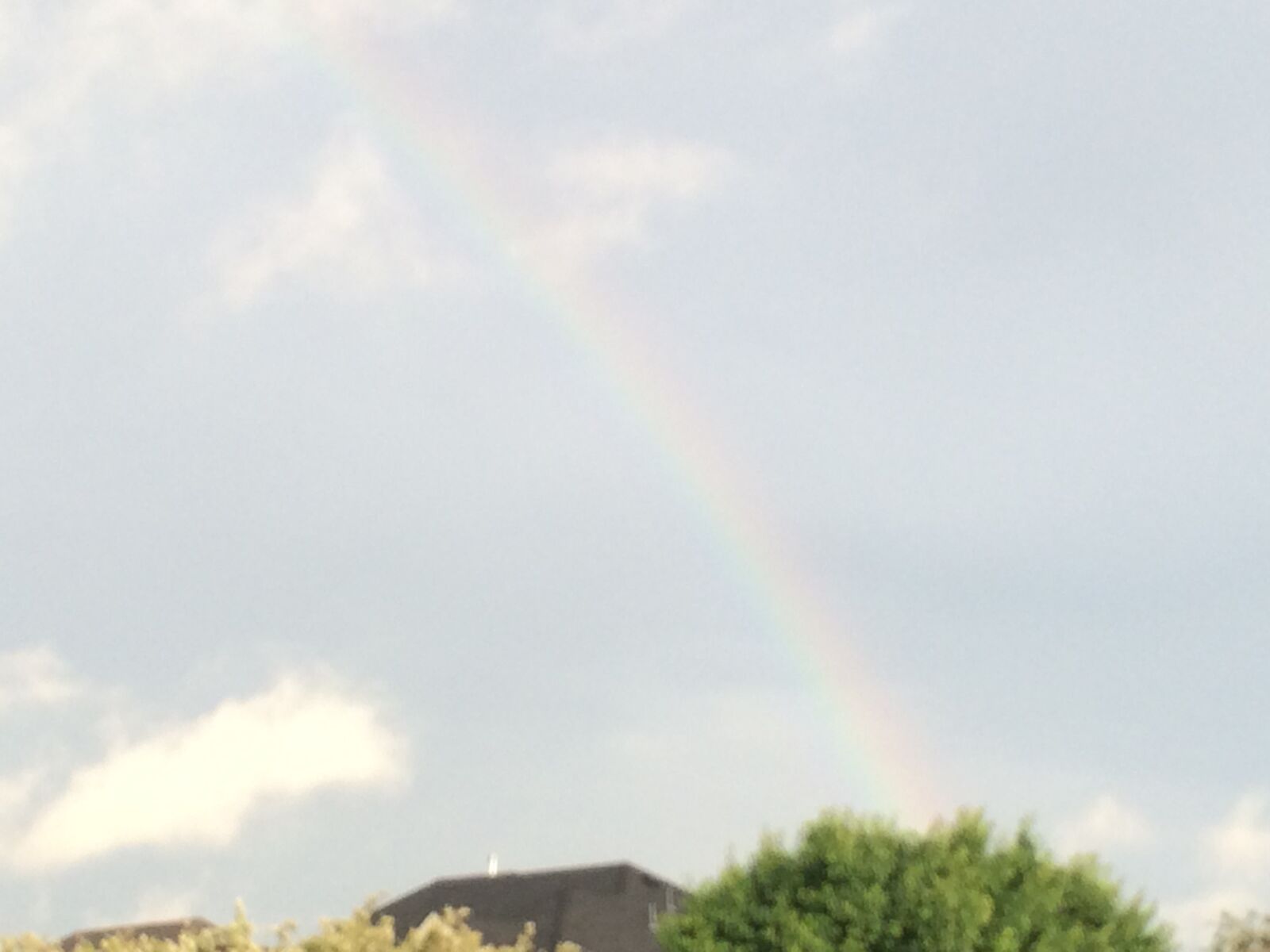 iPhone 5s back camera 4.15mm f/2.2 sample photo. Rainbow, sky, weather photography