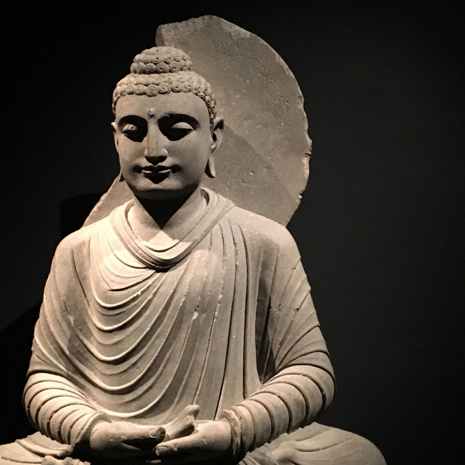 Apple iPhone 6s sample photo. Buddha, stone, sculpture photography