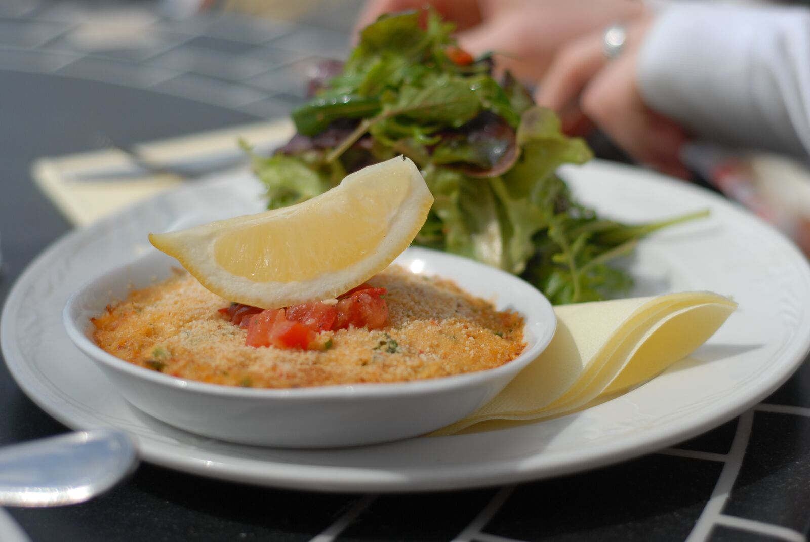 Nikon D200 sample photo. Fish, pie, food photography