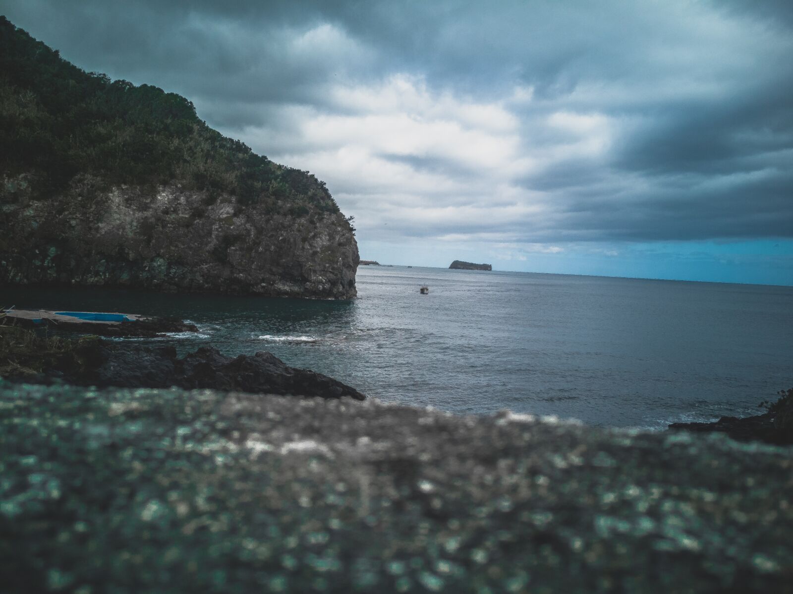 HUAWEI P20 sample photo. Sea, fishing boat, azores photography