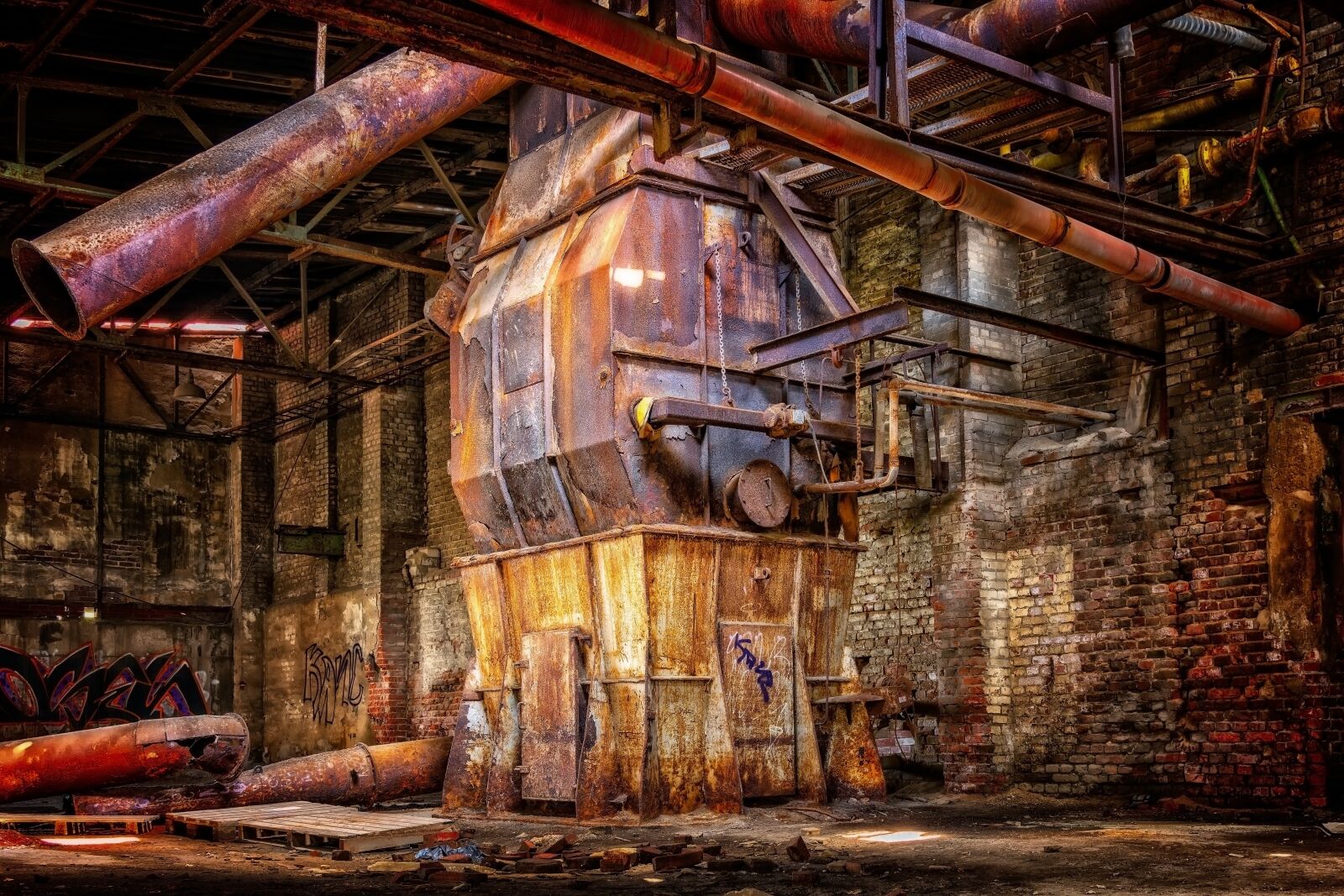 Nikon D3300 sample photo. Lost places, factory, industry photography