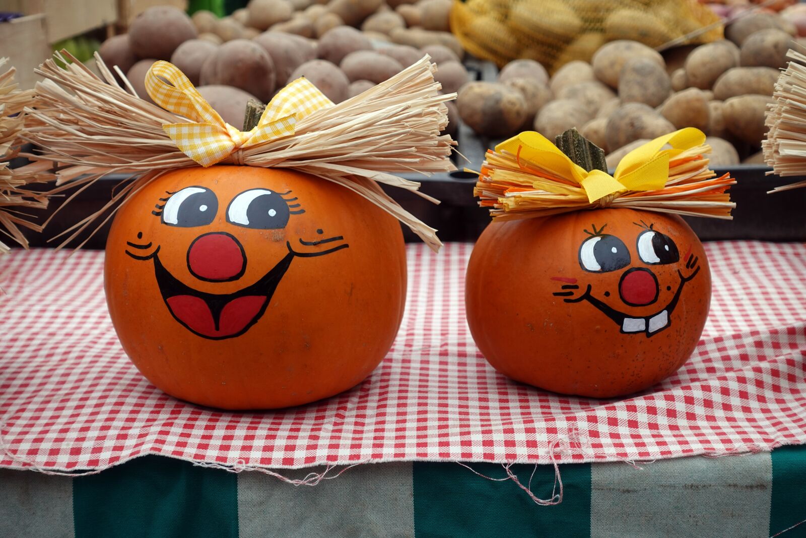 Sony DSC-RX100M5A sample photo. Pumpkin, painted pumpkin, autumn photography