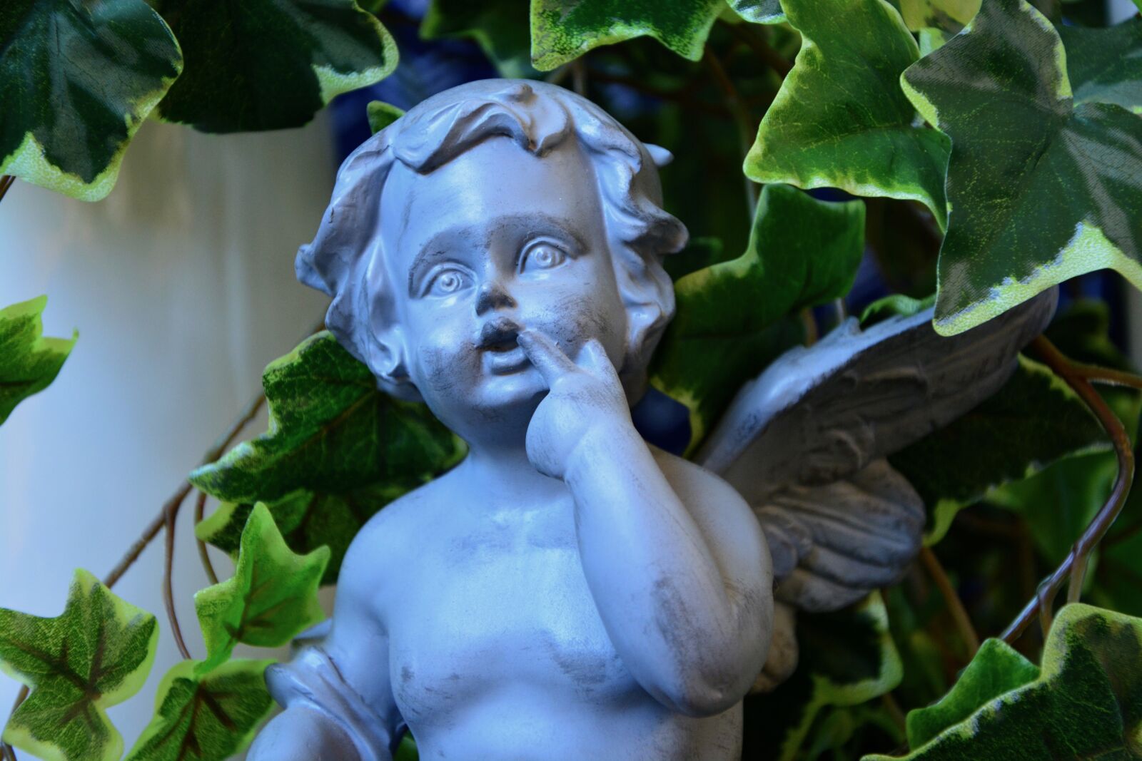 Nikon D5200 sample photo. Statue, angel resin, decorative photography