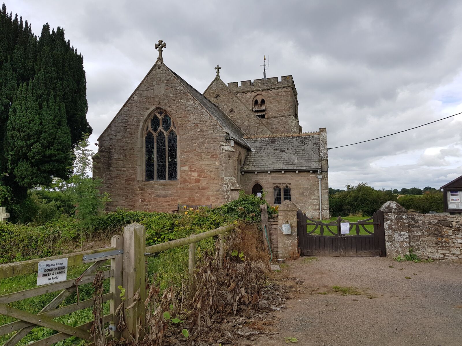 Samsung SM-G955F sample photo. English church, countryside church photography