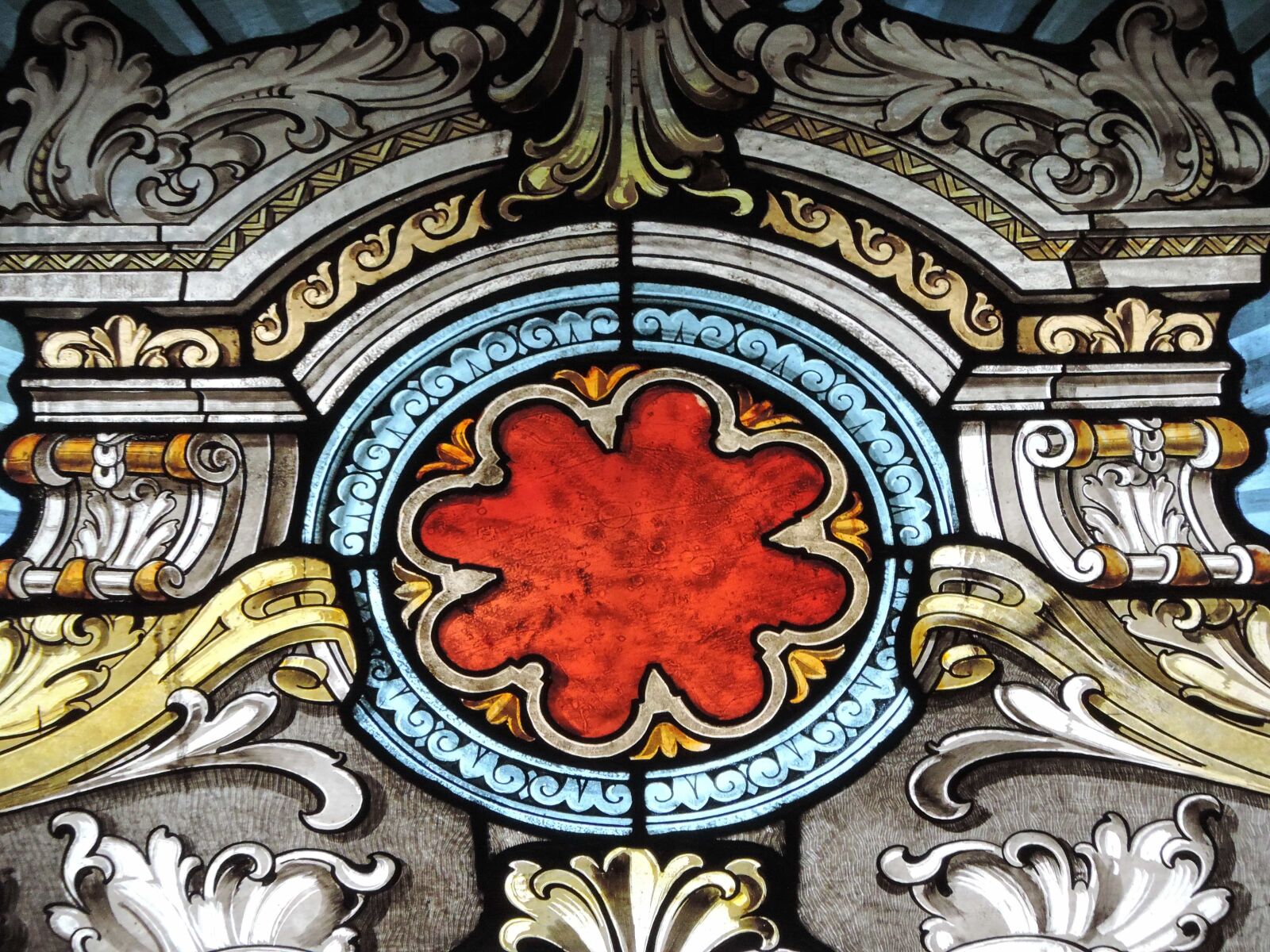 Nikon Coolpix P520 sample photo. Arabesque, handmade, stained glass photography