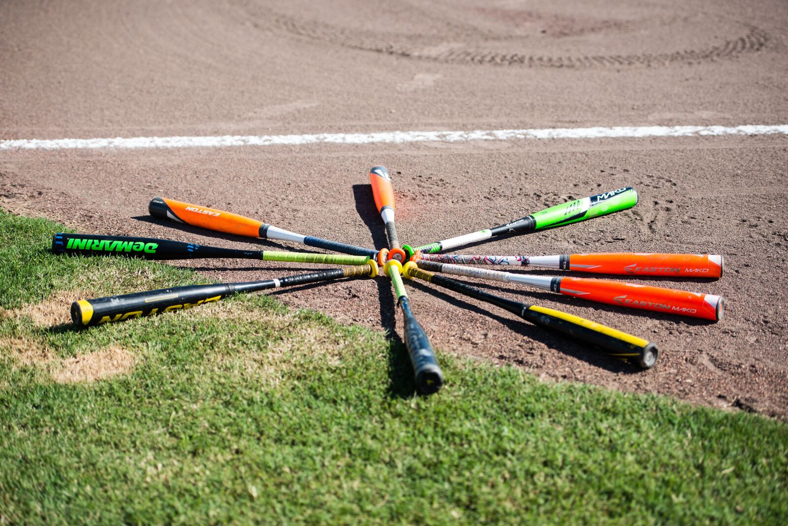 Nikon D610 sample photo. Baseball, bats, field photography