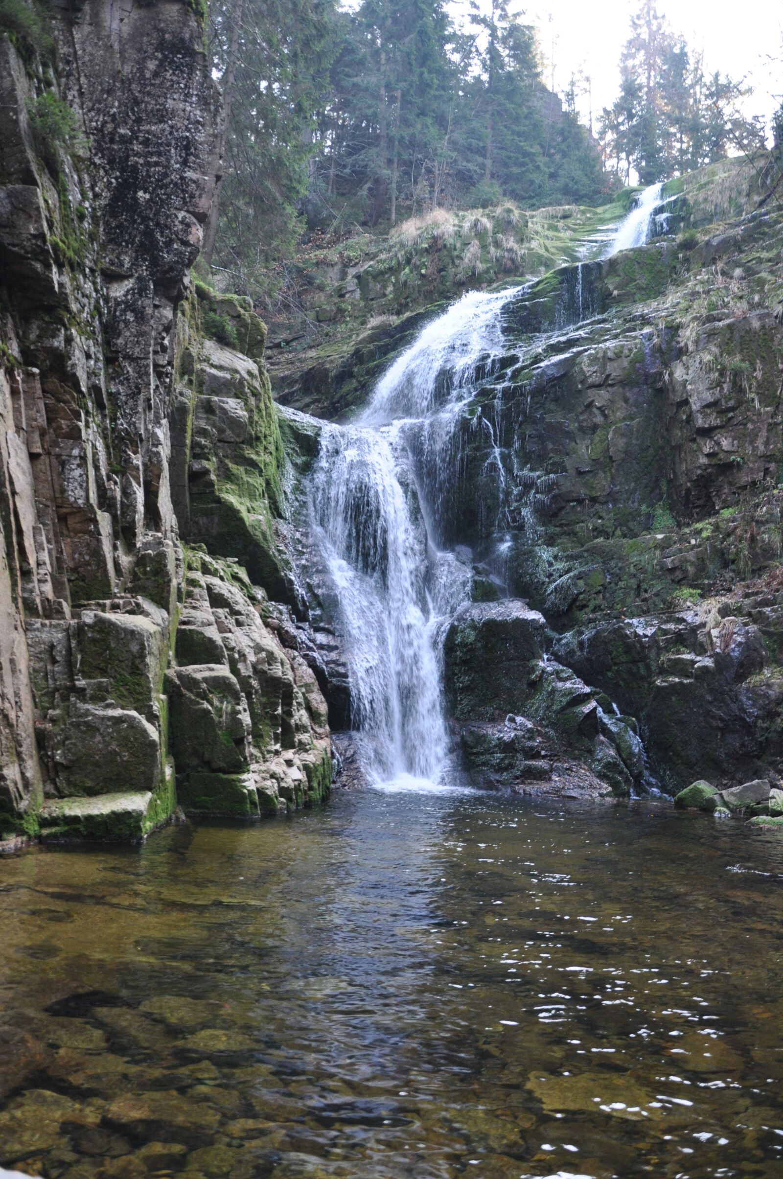 Nikon D90 sample photo. Waterfall, kamie czyk, szklarska photography