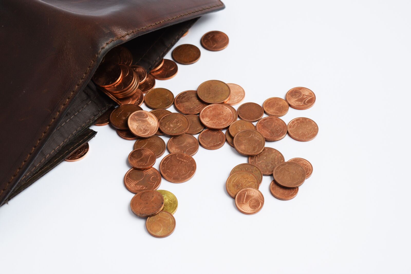 Nikon D3300 sample photo. Wallet, coins, euro photography