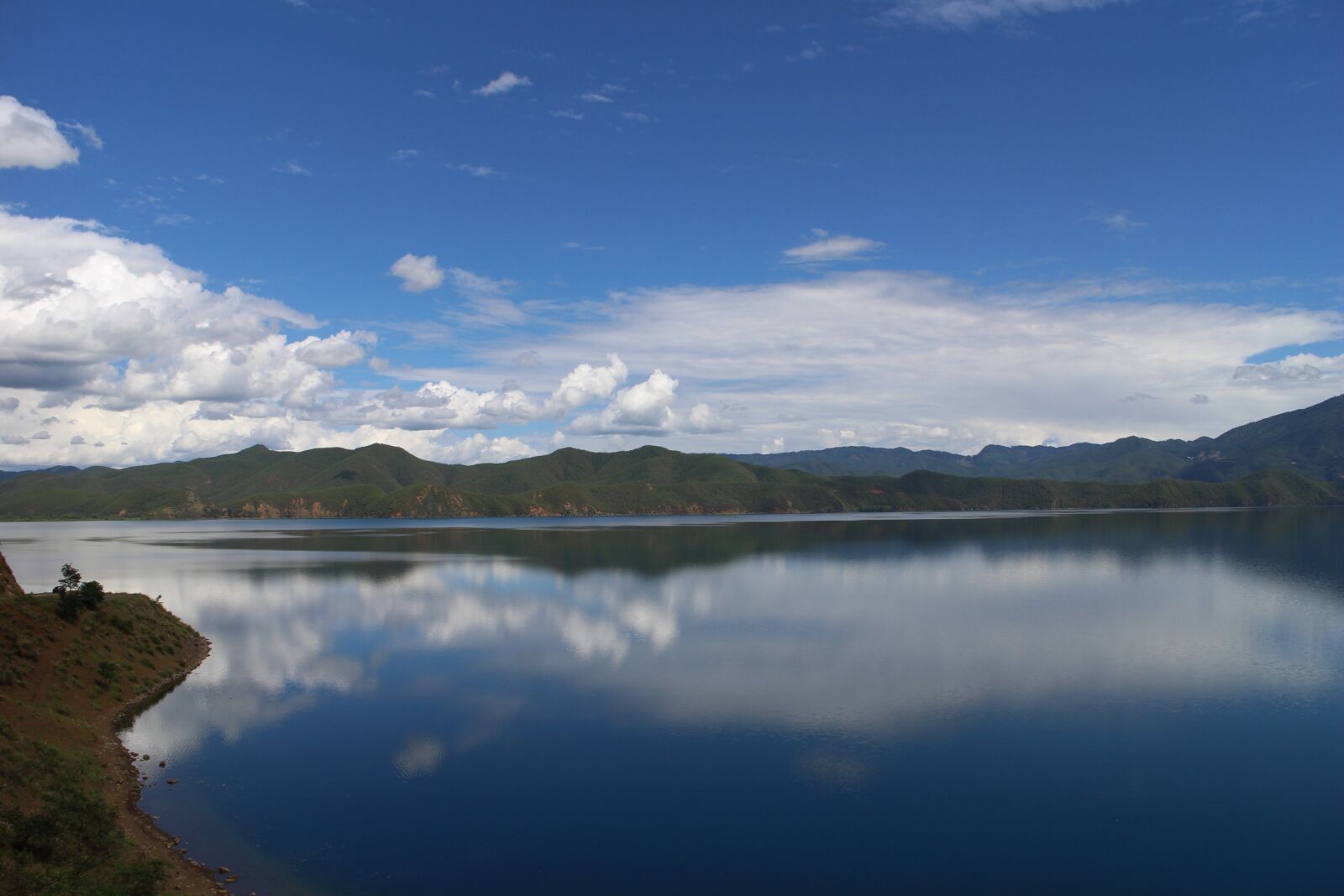 Canon EOS M sample photo. China, lugu lake, blue photography