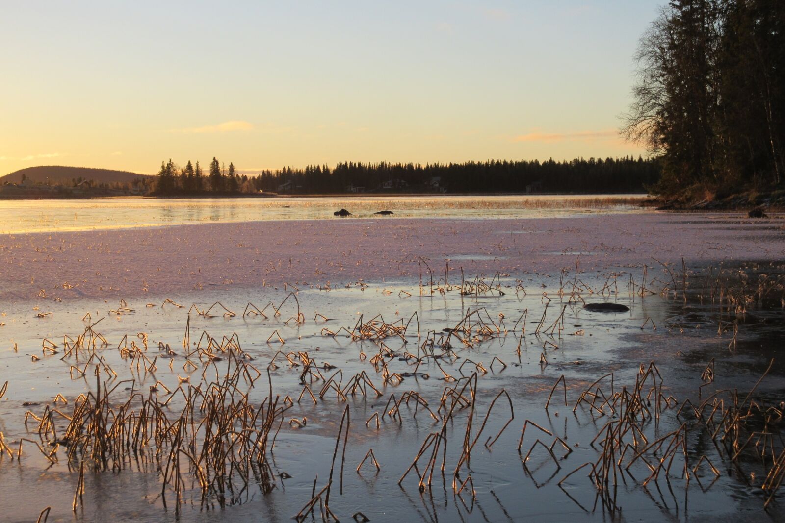 Canon PowerShot ELPH 340 HS (IXUS 265 HS / IXY 630) sample photo. Sweden, winter, soutujärvi photography