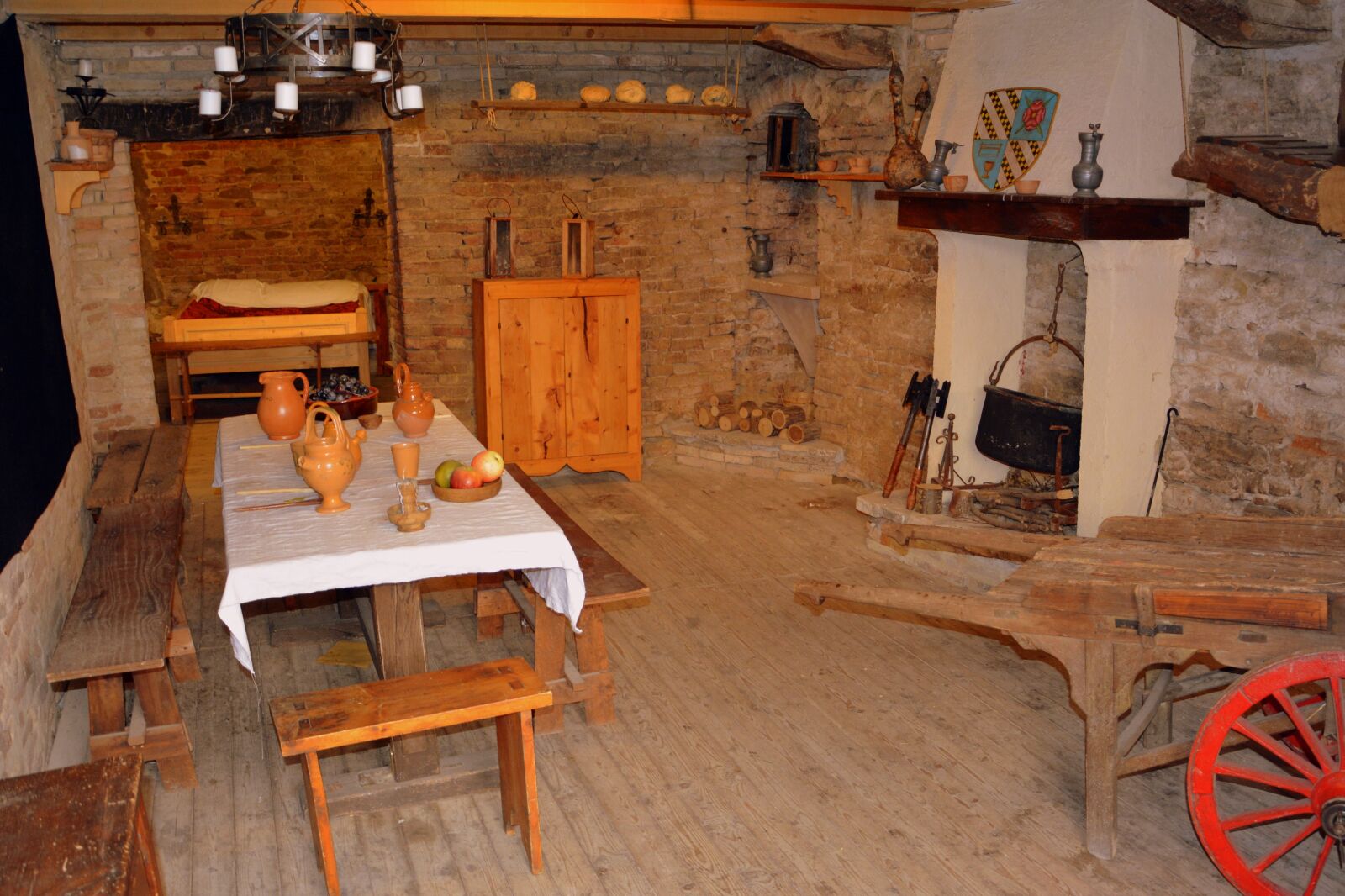 Nikon D7100 sample photo. Kitchen, medieval, table photography