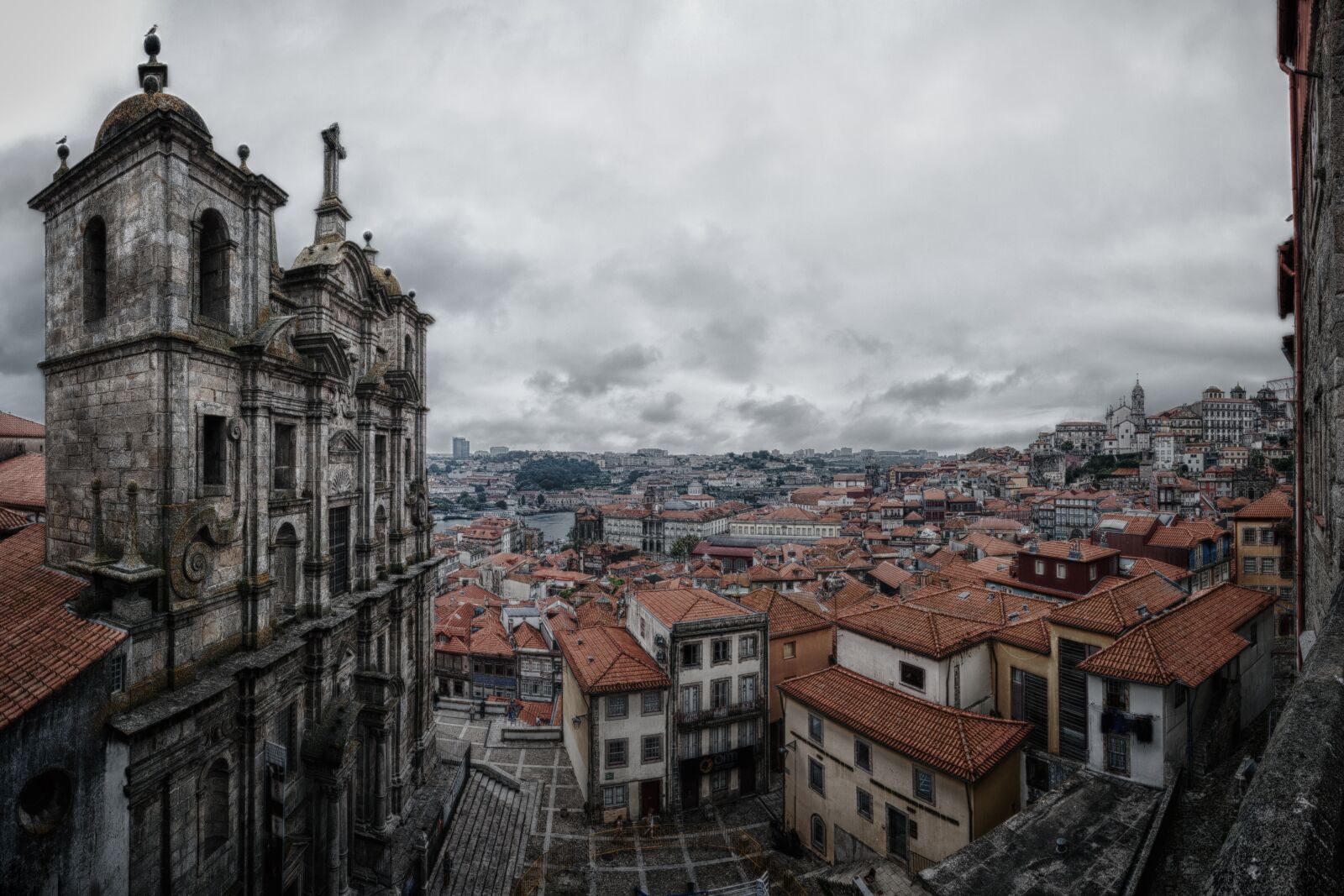 Nikon D300S sample photo. Porto, church, historic center photography