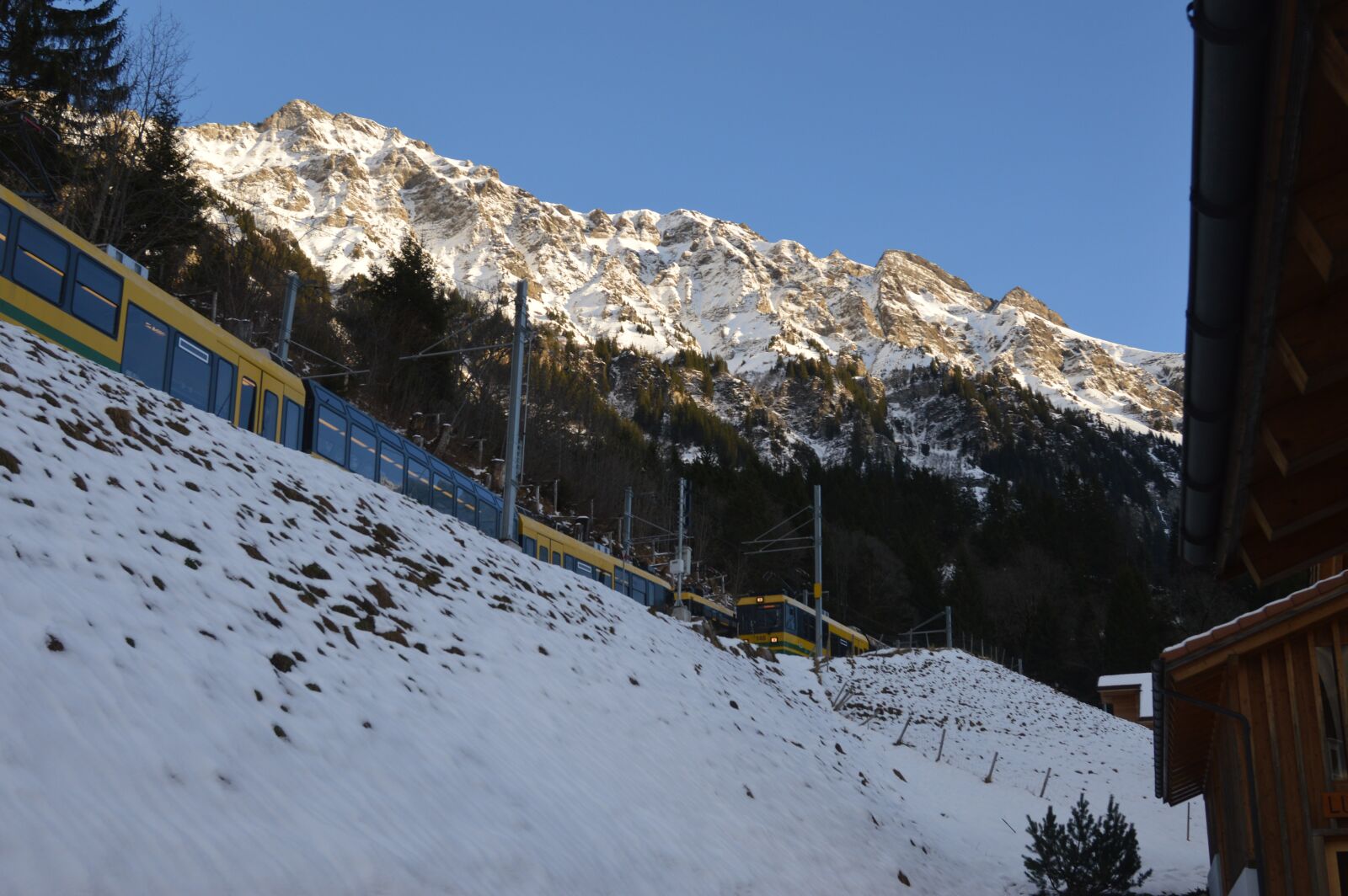 Nikon D3200 sample photo. Wab, wengen, sunset photography
