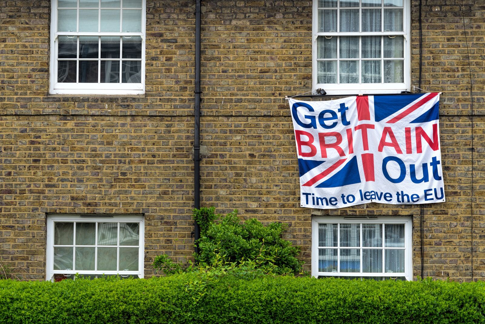 Sony a7 II sample photo. Brexit, poster, slogan photography