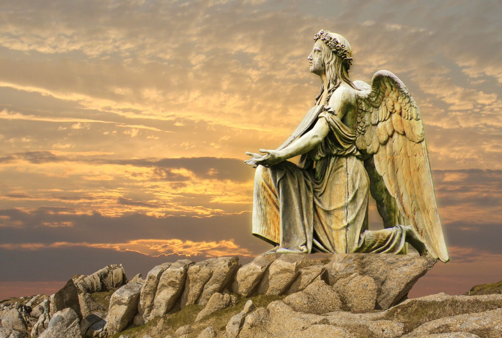Nikon D80 sample photo. Angel, statue, sculpture photography