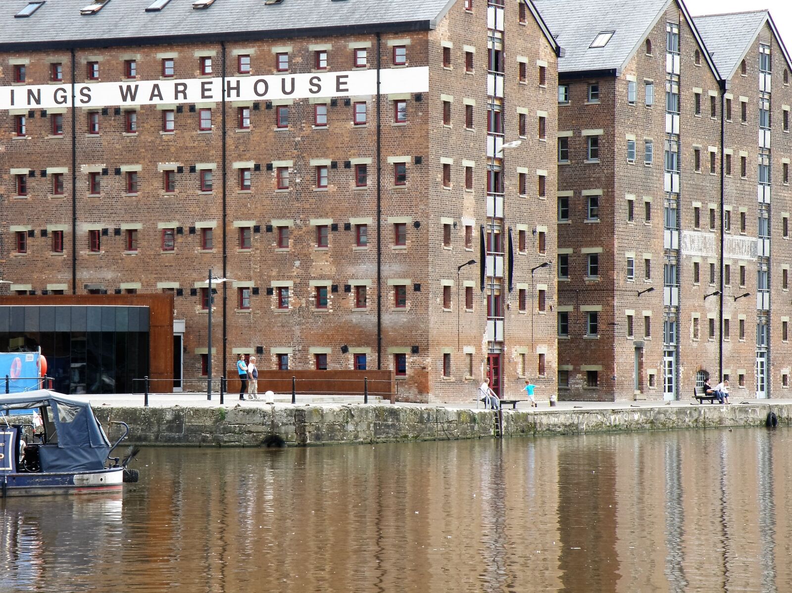 Olympus SP570UZ sample photo. Warehouse, quay, river photography