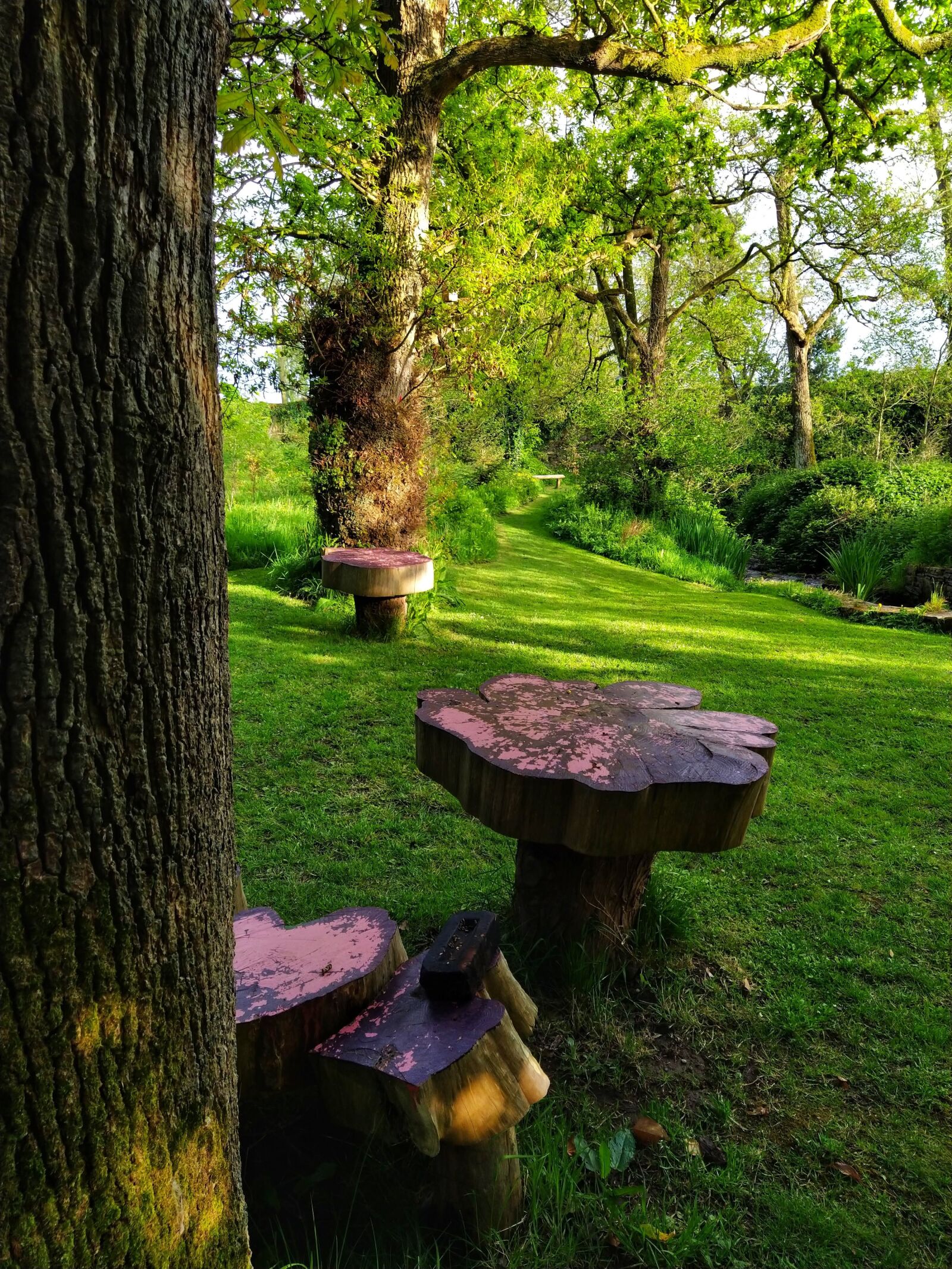 Xiaomi Mi A3 sample photo. Park, seat, bench photography