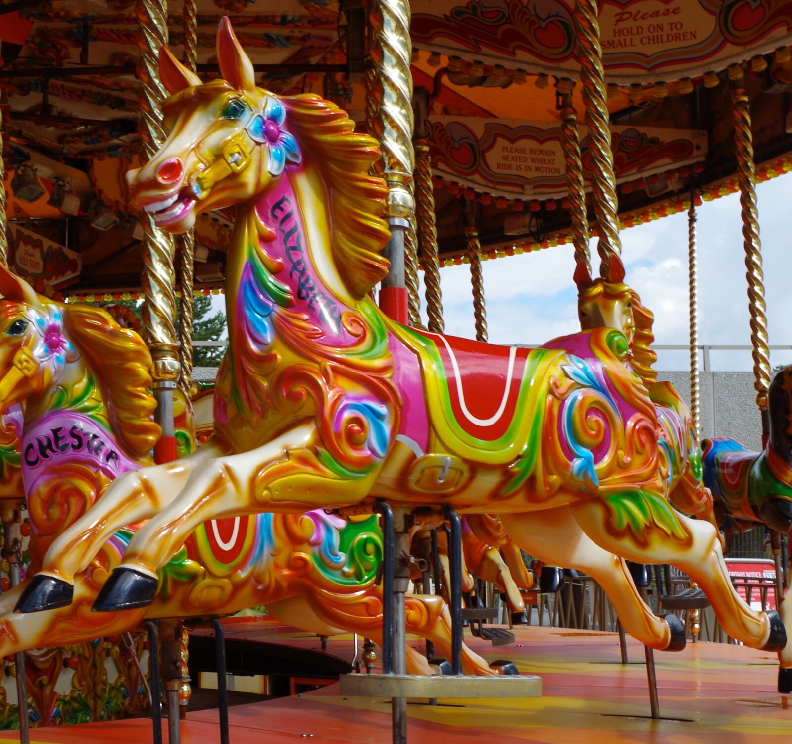 Pentax K-30 sample photo. Carousel, fairground, amusement park photography