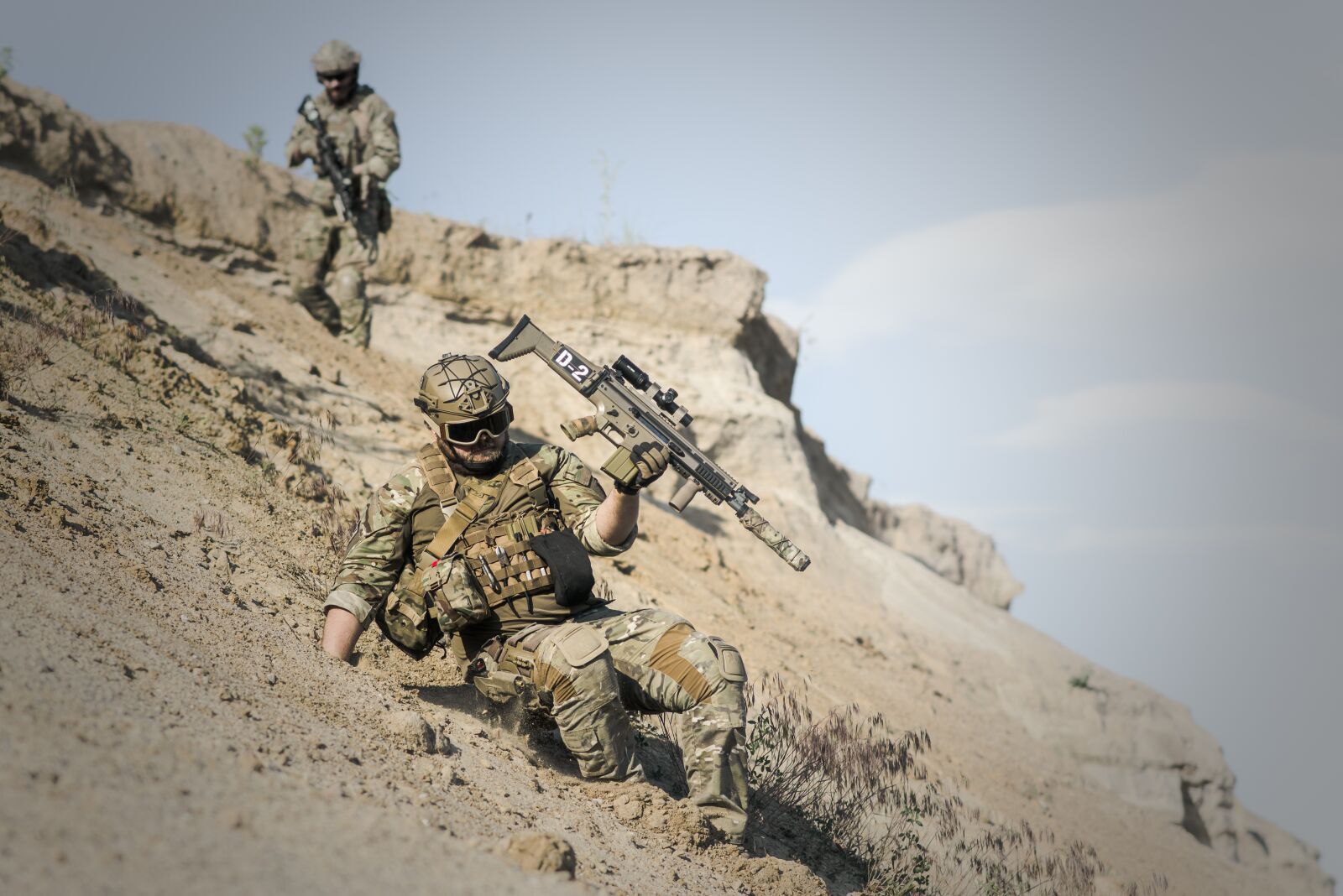 Nikon D600 sample photo. War, desert, guns photography