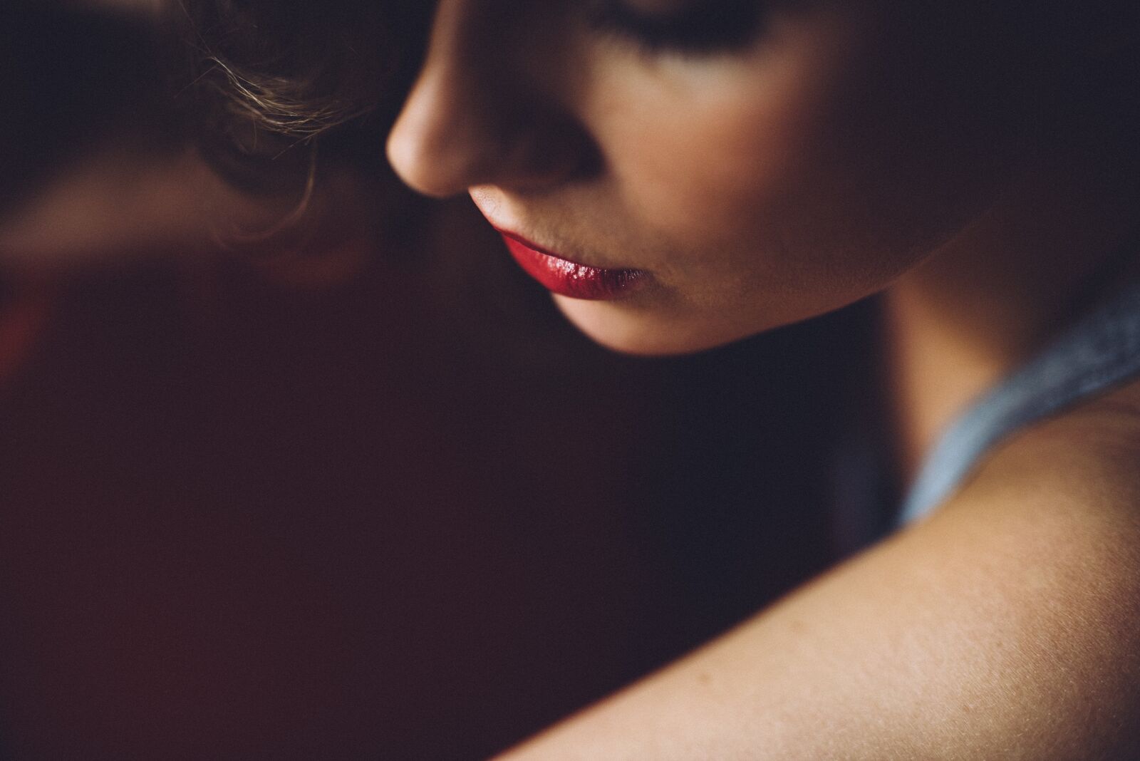Nikon D750 sample photo. Close-up, female, lips photography