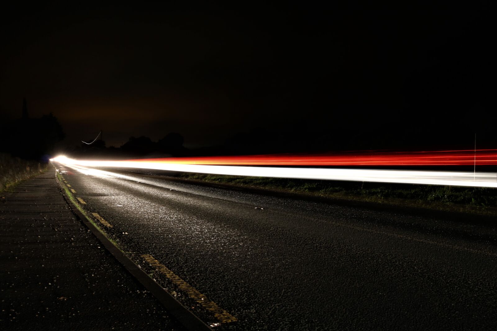 Canon EOS 750D (EOS Rebel T6i / EOS Kiss X8i) sample photo. Darkness, night, road photography
