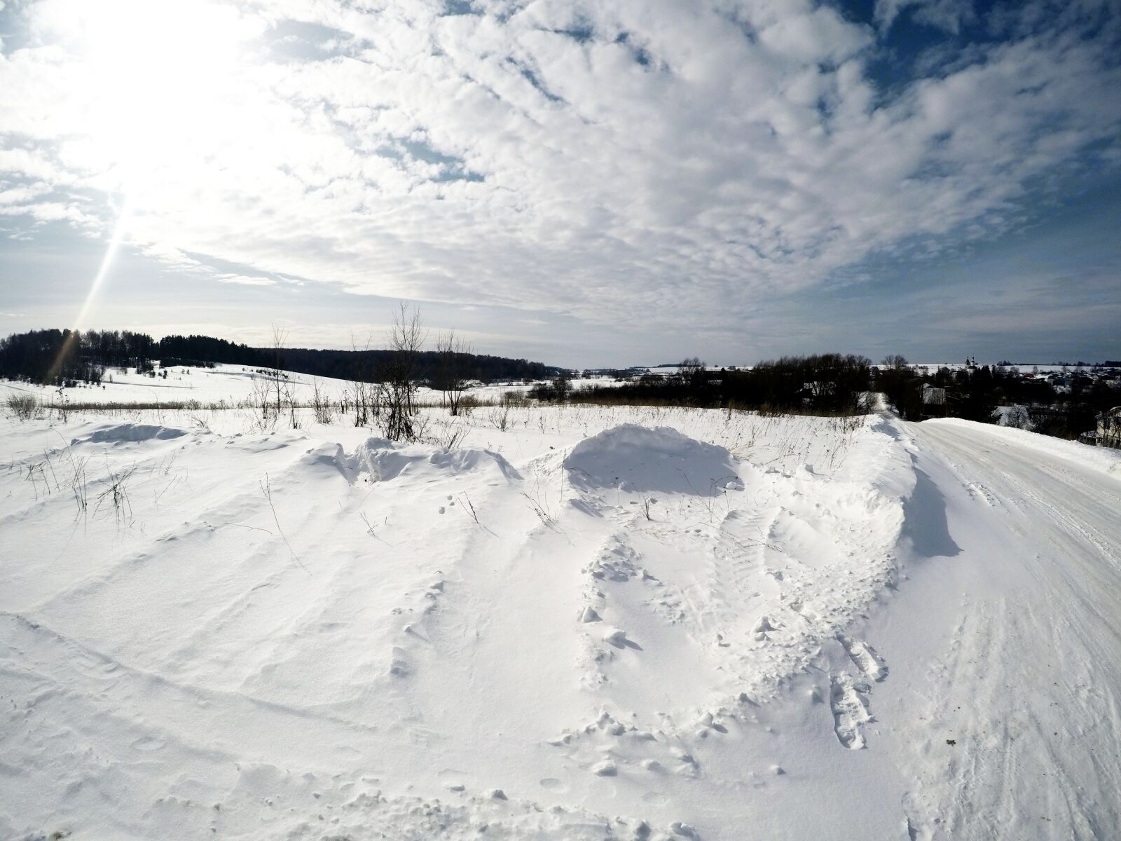 GoPro Hero5 Black sample photo. Winter, snow, coldly photography