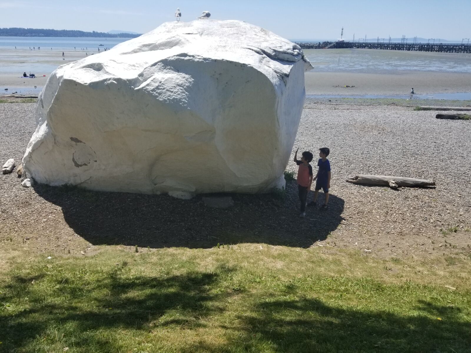 Samsung Galaxy S8+ sample photo. White rock, rock, canada photography