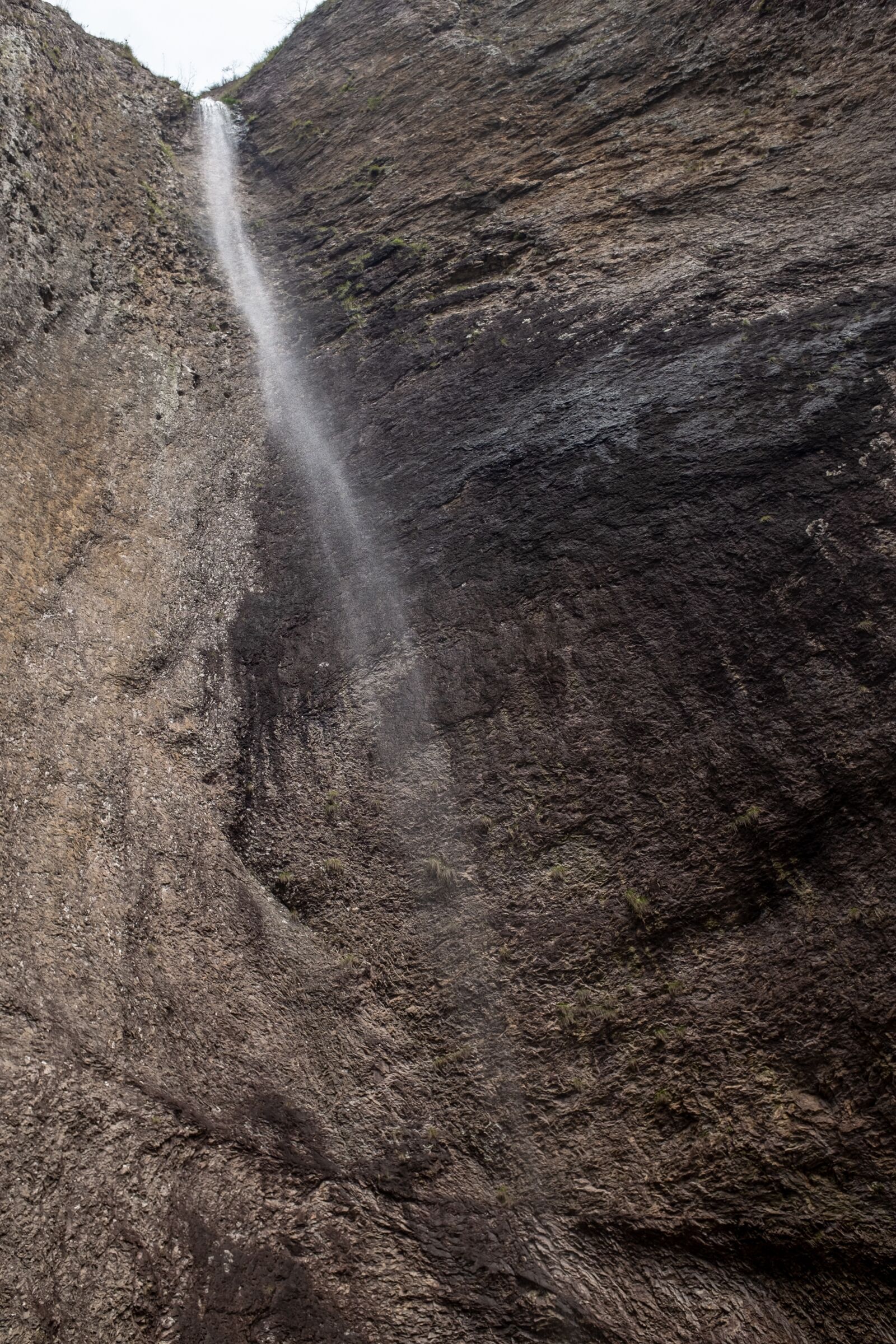 Fujifilm X100T sample photo. Waterfall, cliff, water photography