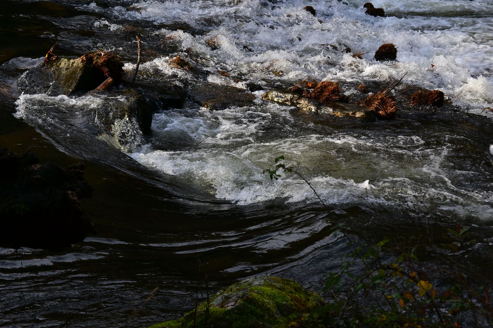 Nikon D3100 sample photo. River, waterfall, stones photography