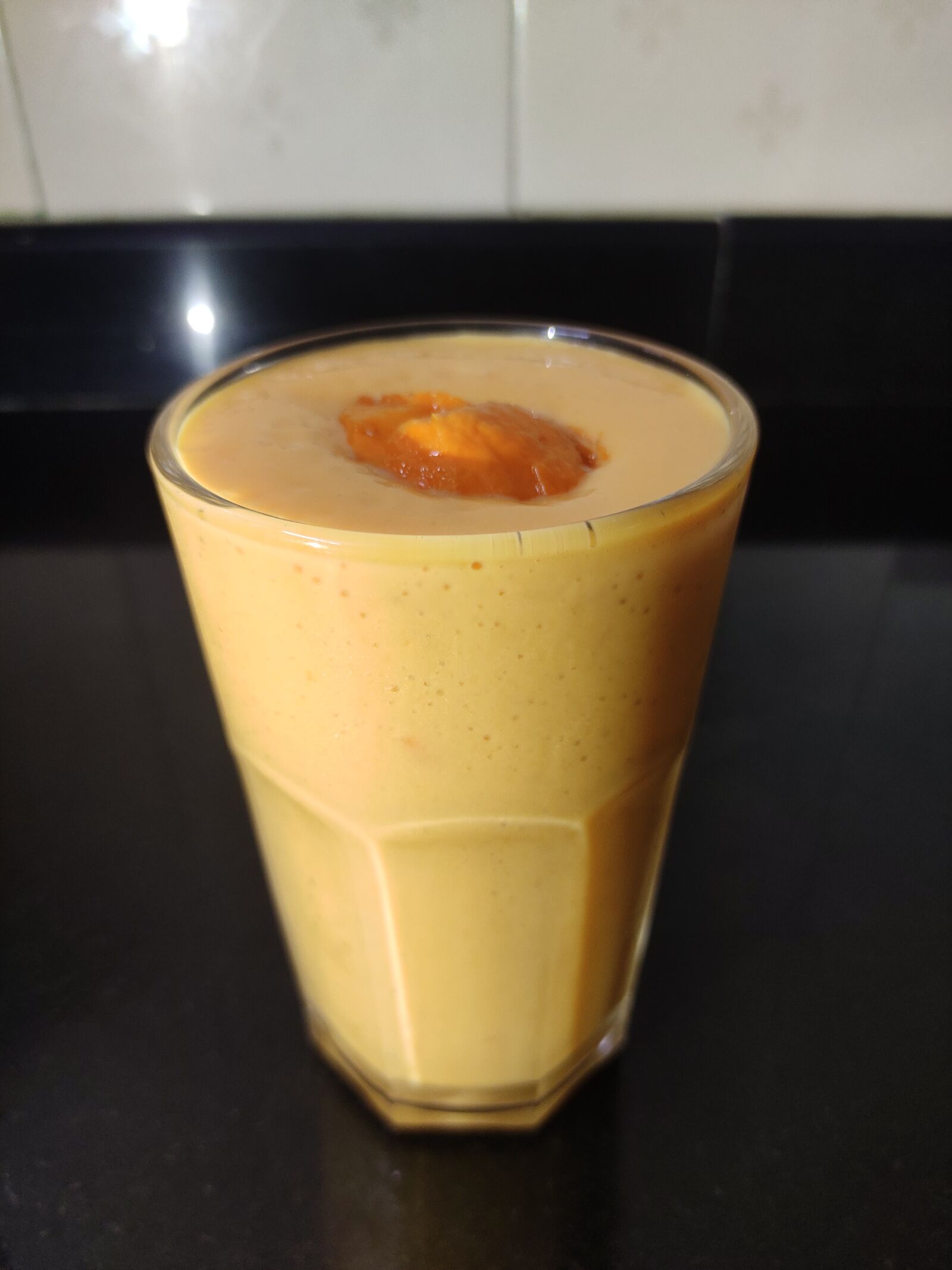 Xiaomi Redmi Note 7 Pro sample photo. Mango milkshake, mango season photography