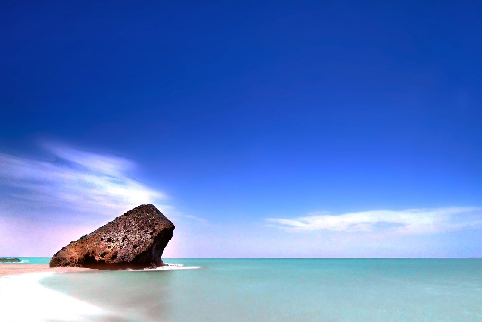 Canon EOS 5D Mark III sample photo. Sea, rock, beach photography