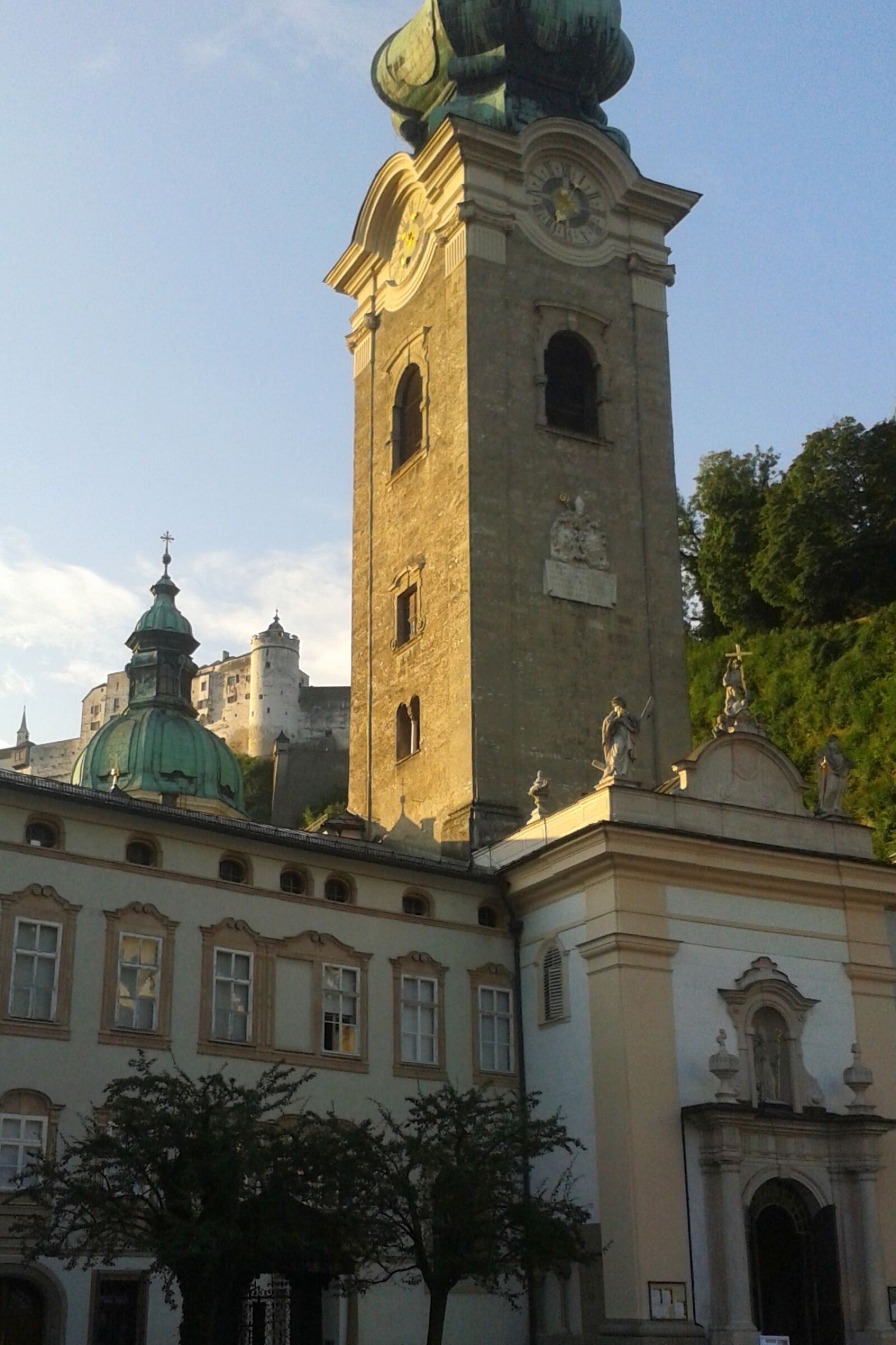 Samsung Galaxy S3 Mini sample photo. Steeple, st peter, salzburg photography