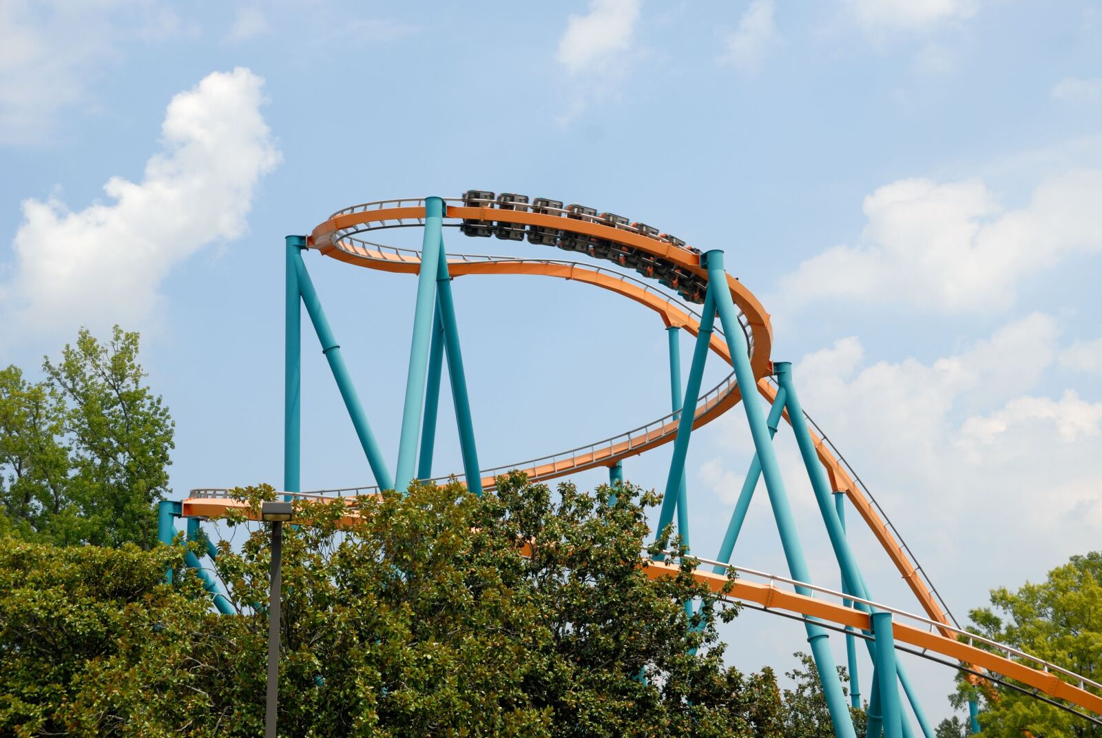 Nikon D200 sample photo. Roller coaster, ride, fun photography