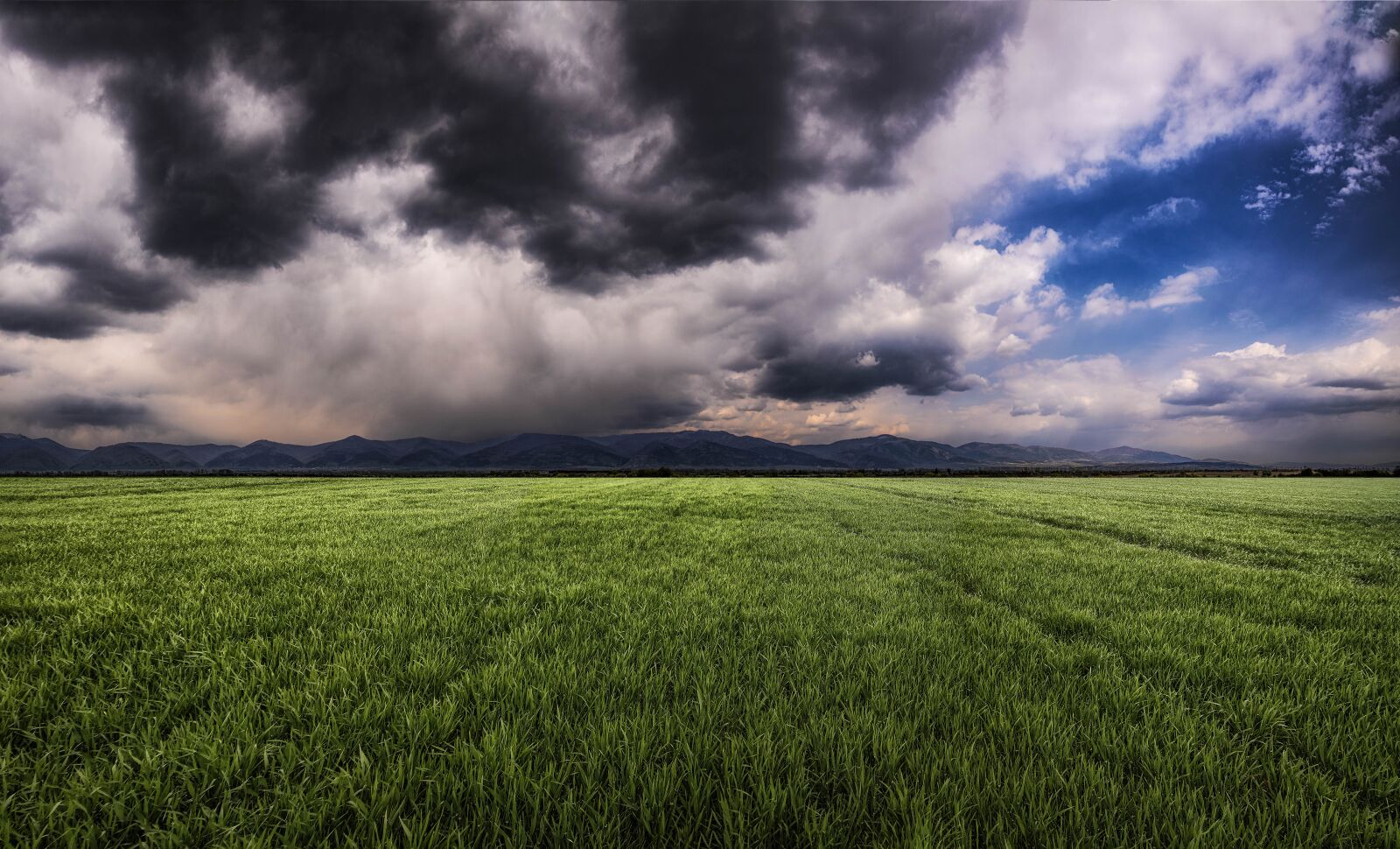 Canon EOS 750D (EOS Rebel T6i / EOS Kiss X8i) sample photo. Storm, mountain, grass photography