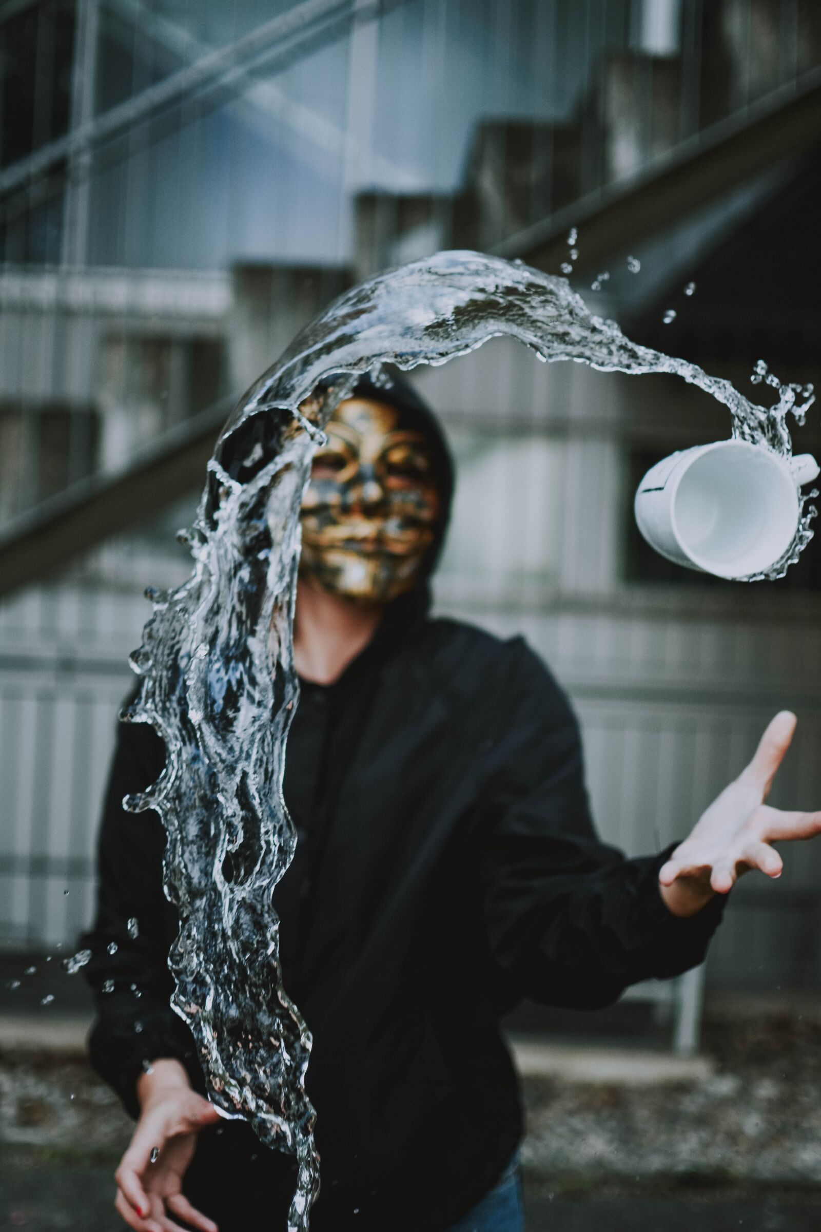 Nikon D5200 sample photo. Moment, water, throw photography