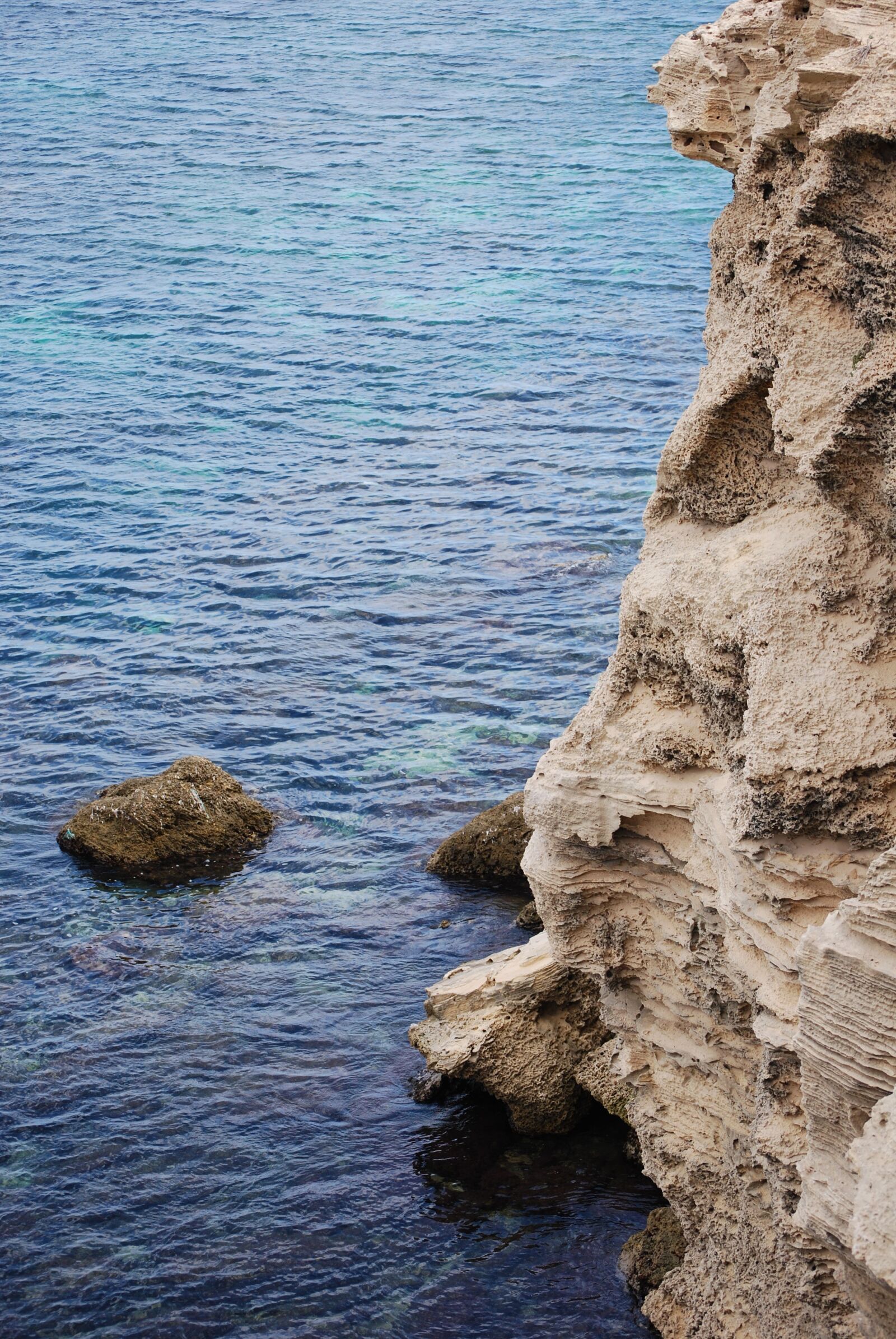 Nikon D40X sample photo. Cliff, sea, rock photography