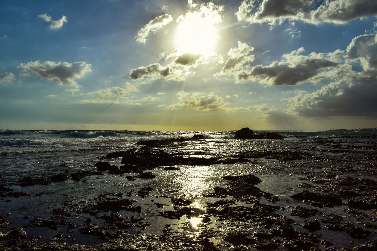 Nikon D3300 sample photo. Rocky coast, sea, sky photography