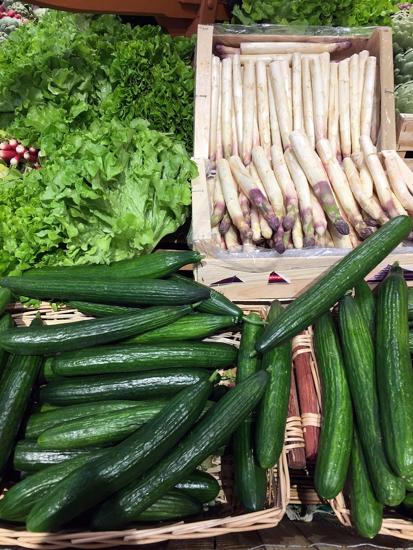 Apple iPhone 6 sample photo. Market, cucumber, vegetable photography