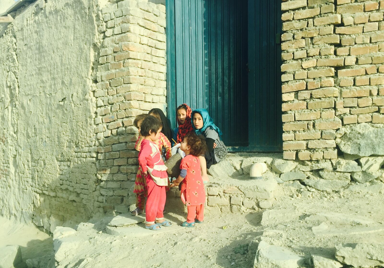 Apple iPhone 6 sample photo. Kabul, children, poverty photography