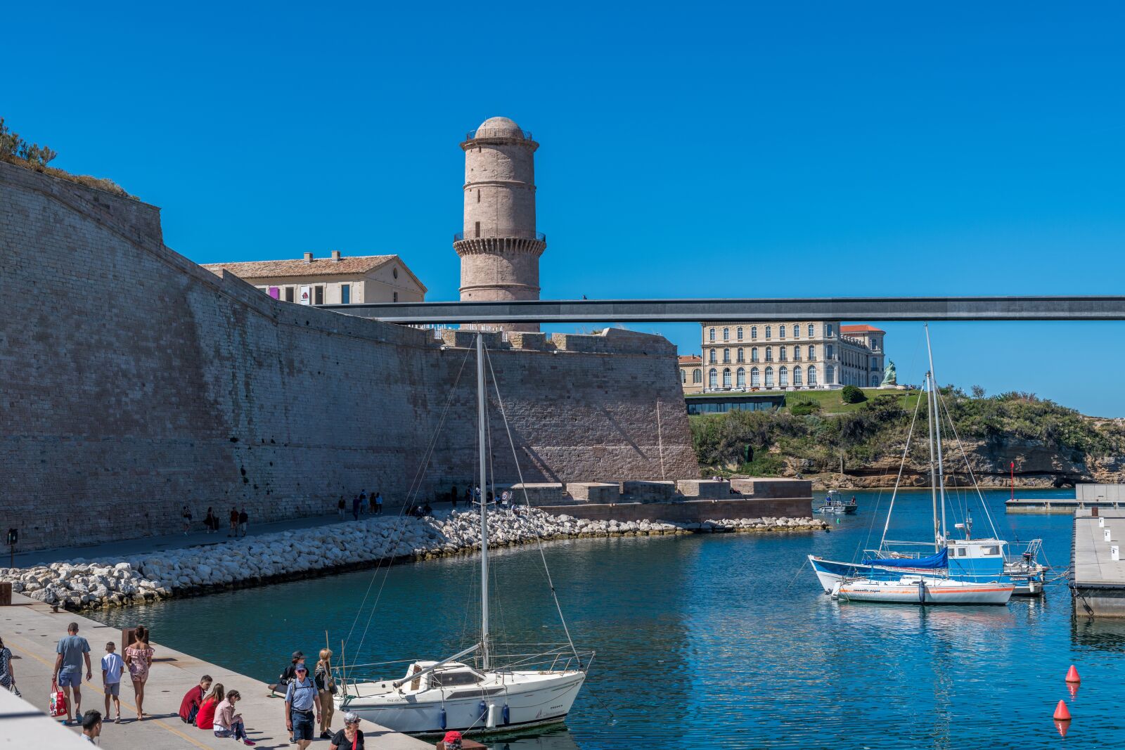 Nikon D850 sample photo. Port, blue sky, sea photography