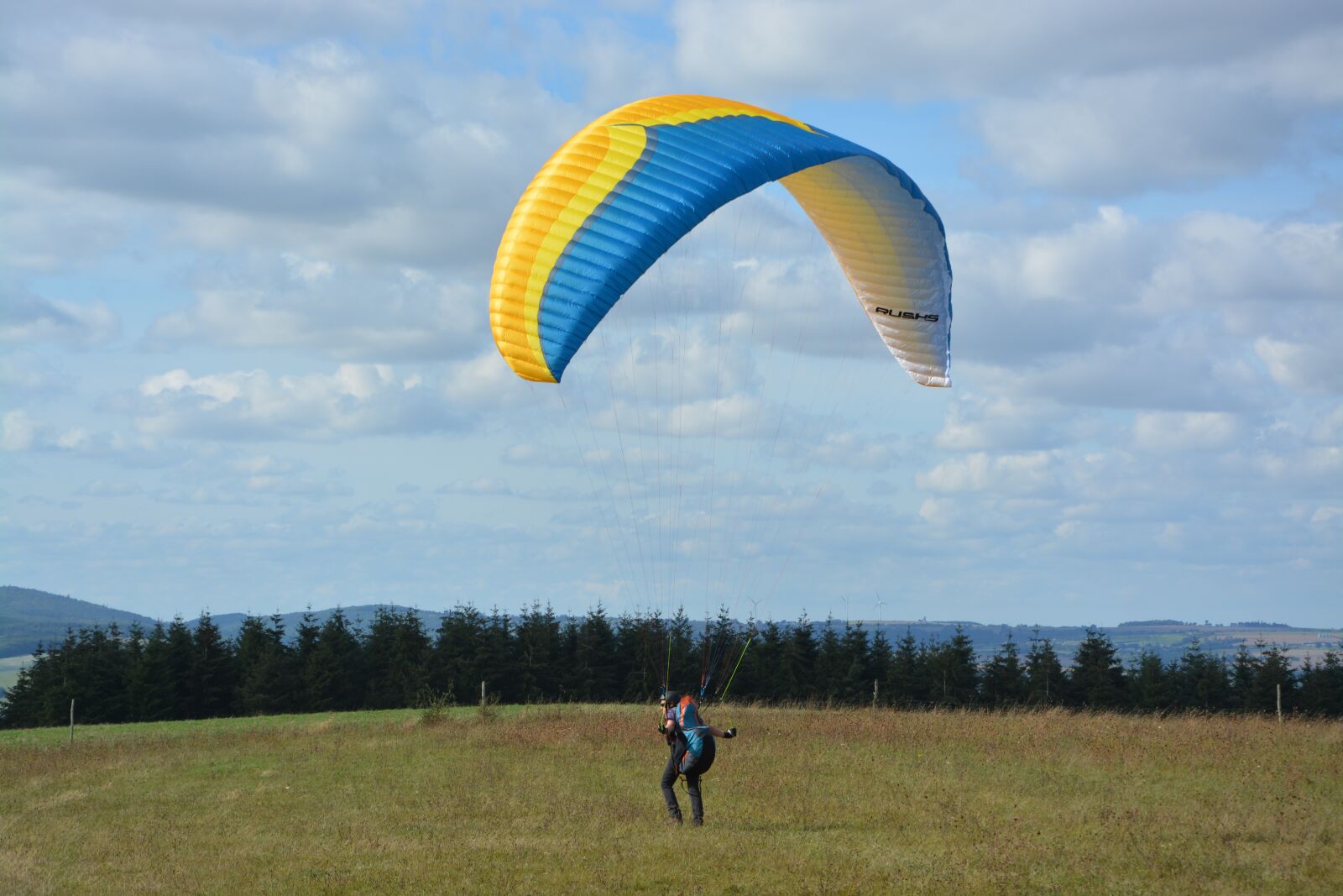 Nikon D5200 sample photo. Paragliding, paraglider, atterisage photography