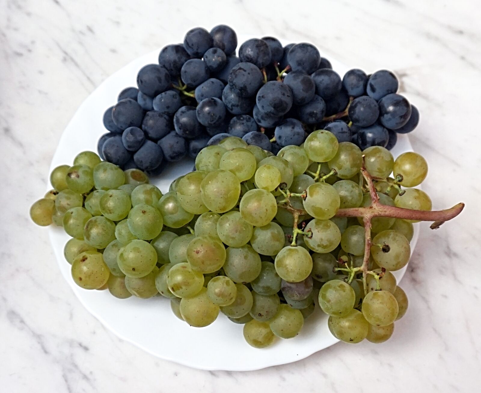 Sony Alpha a5000 (ILCE 5000) sample photo. Grapes, plate, fruit photography