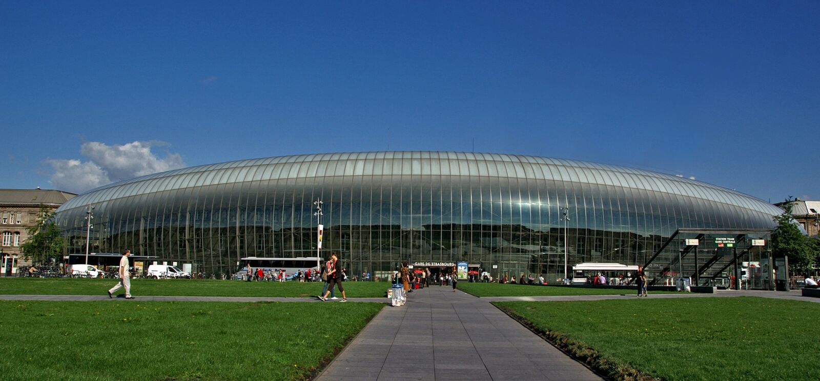 KONICA MINOLTA DYNAX 7D sample photo. Strasbourg, france, railway station photography