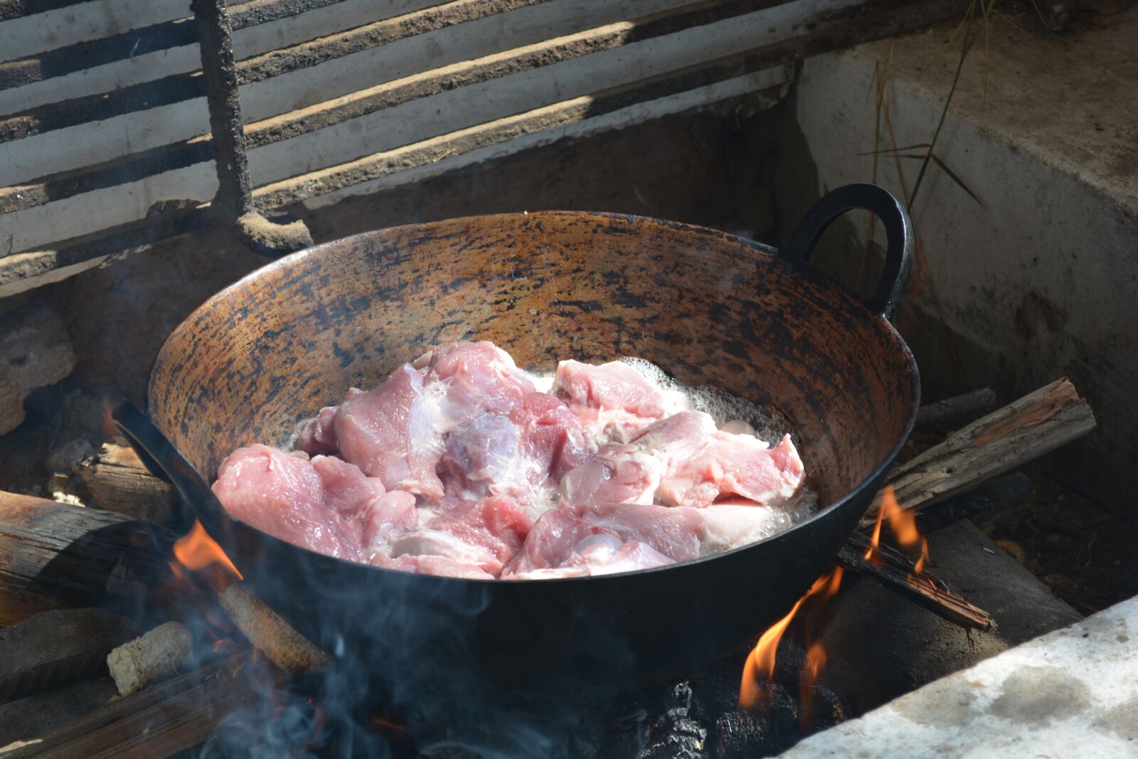 Nikon D5200 sample photo. Food, greaves, skillet photography