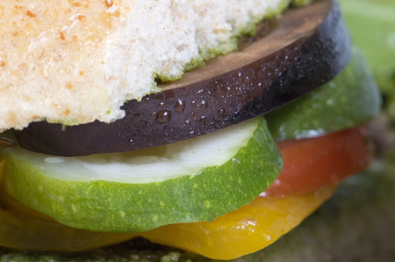 Nikon D3200 sample photo. Pannini, vegetables, organic photography