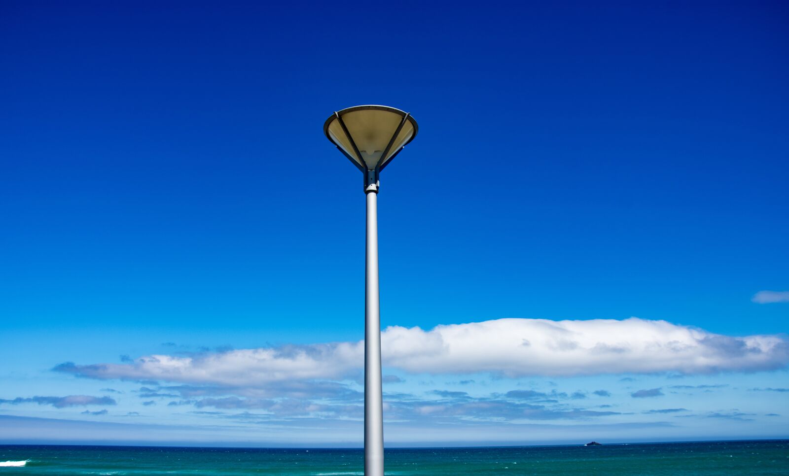 Nikon D3400 sample photo. Beach, light, lamp post photography